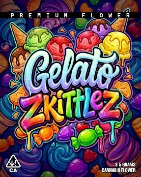 Gelato Zkittlez Pre-Made 3.5g Mylar Bags