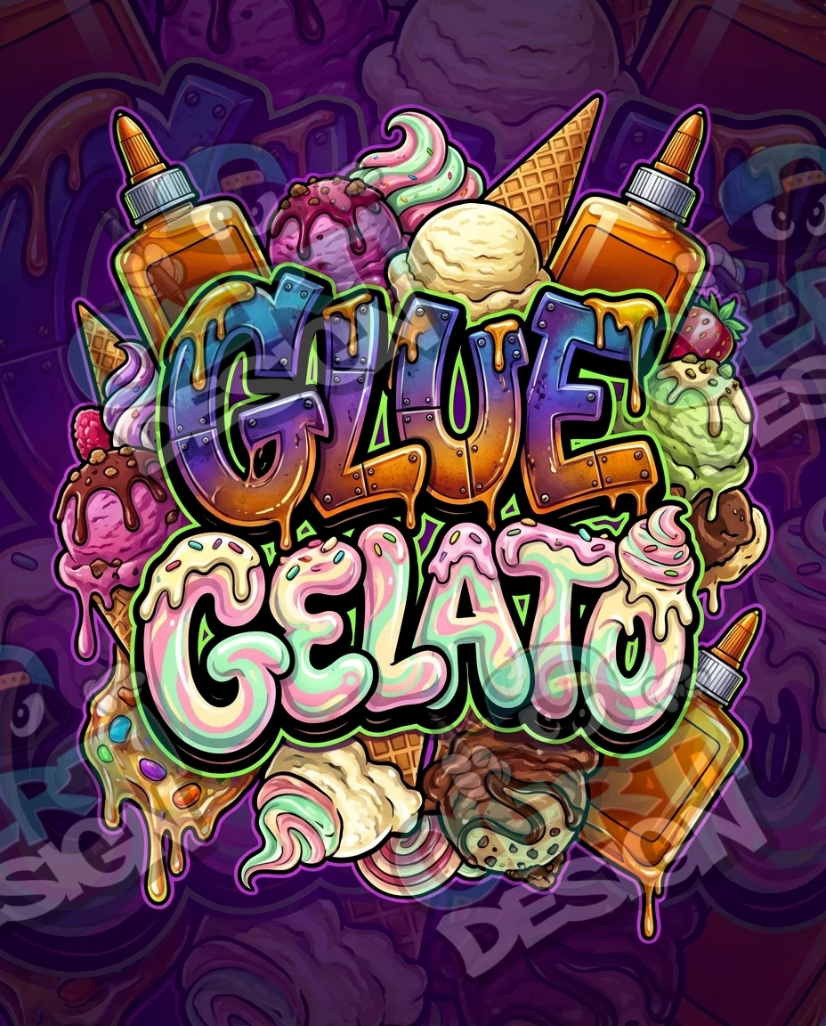 Glue Gelato Pre-Made 3.5g Mylar Bags