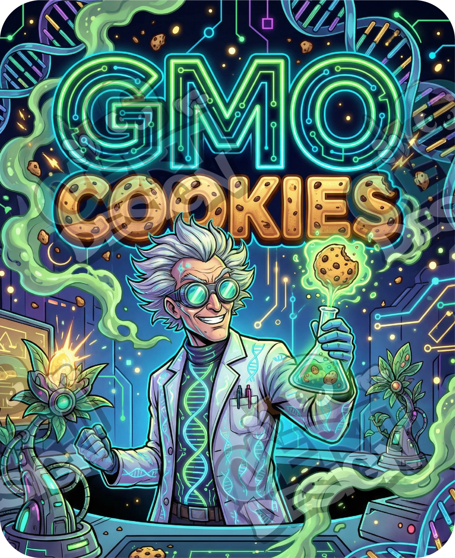 GMO Cookies Pre-Made 3.5g Mylar Bags