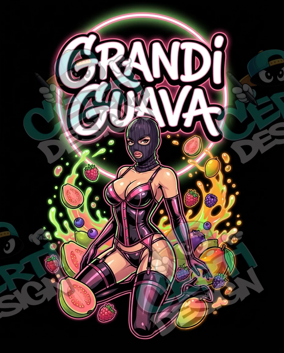 Grandi Guava Pre-Made 3.5g Mylar Bags