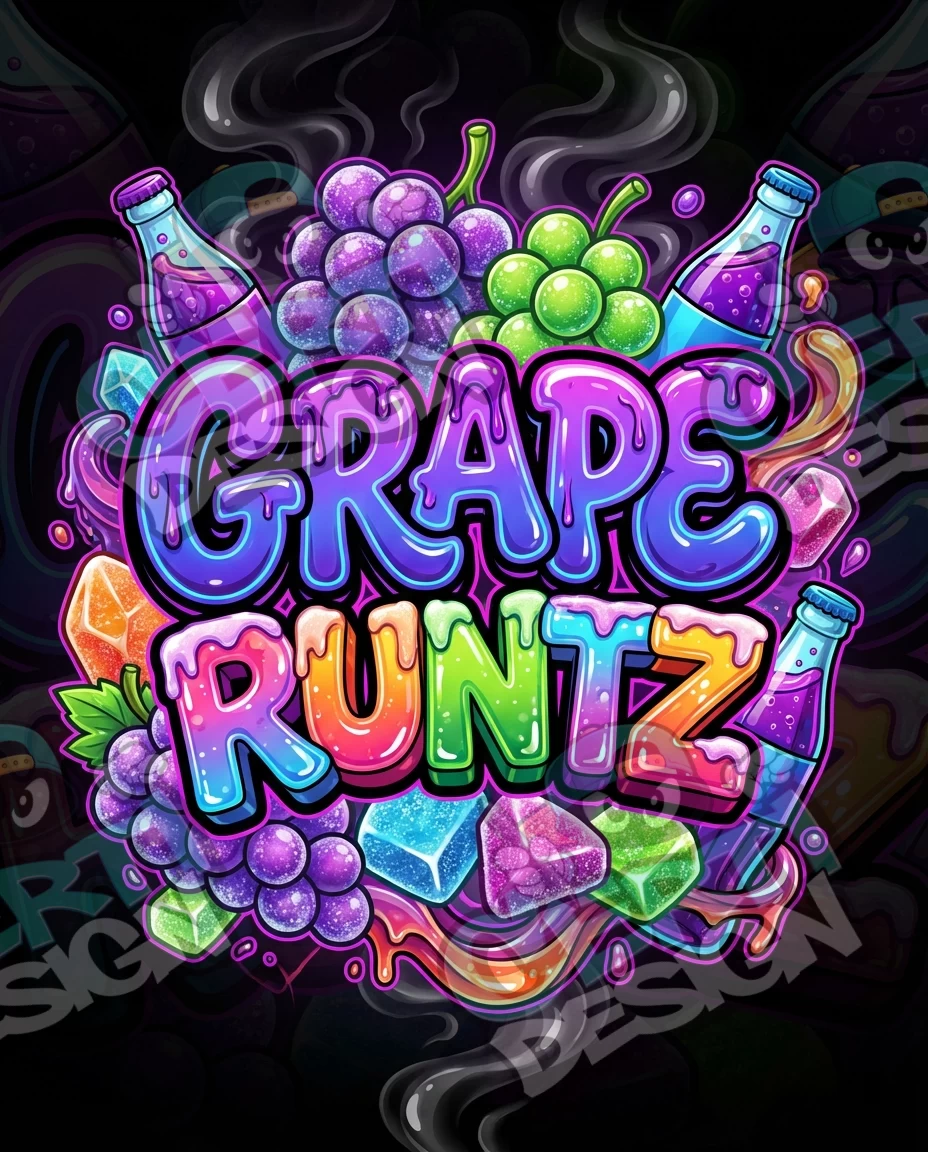 Grape Runtz Pre-Made 3.5g Mylar Bags