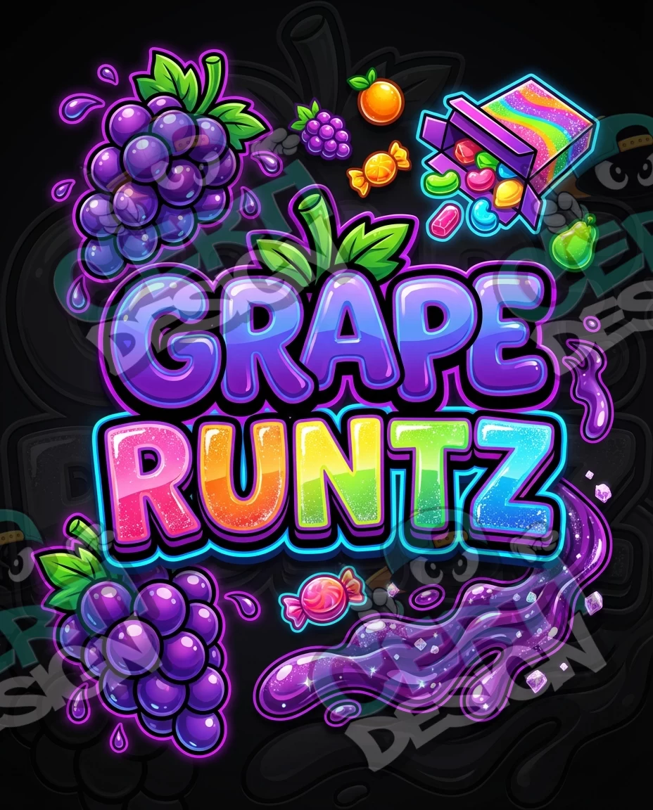 Grape Runtz Pre-Made 3.5g Mylar Bags