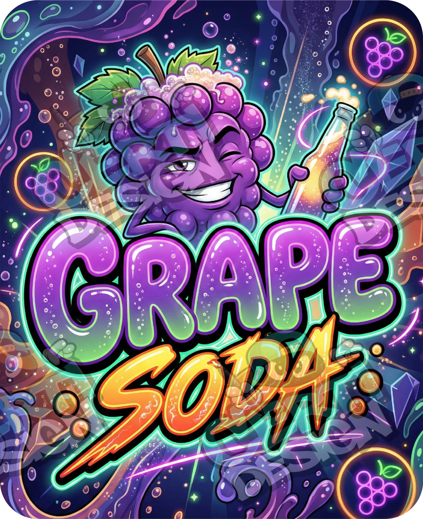 Grape Soda Pre-Made 3.5g Mylar Bags
