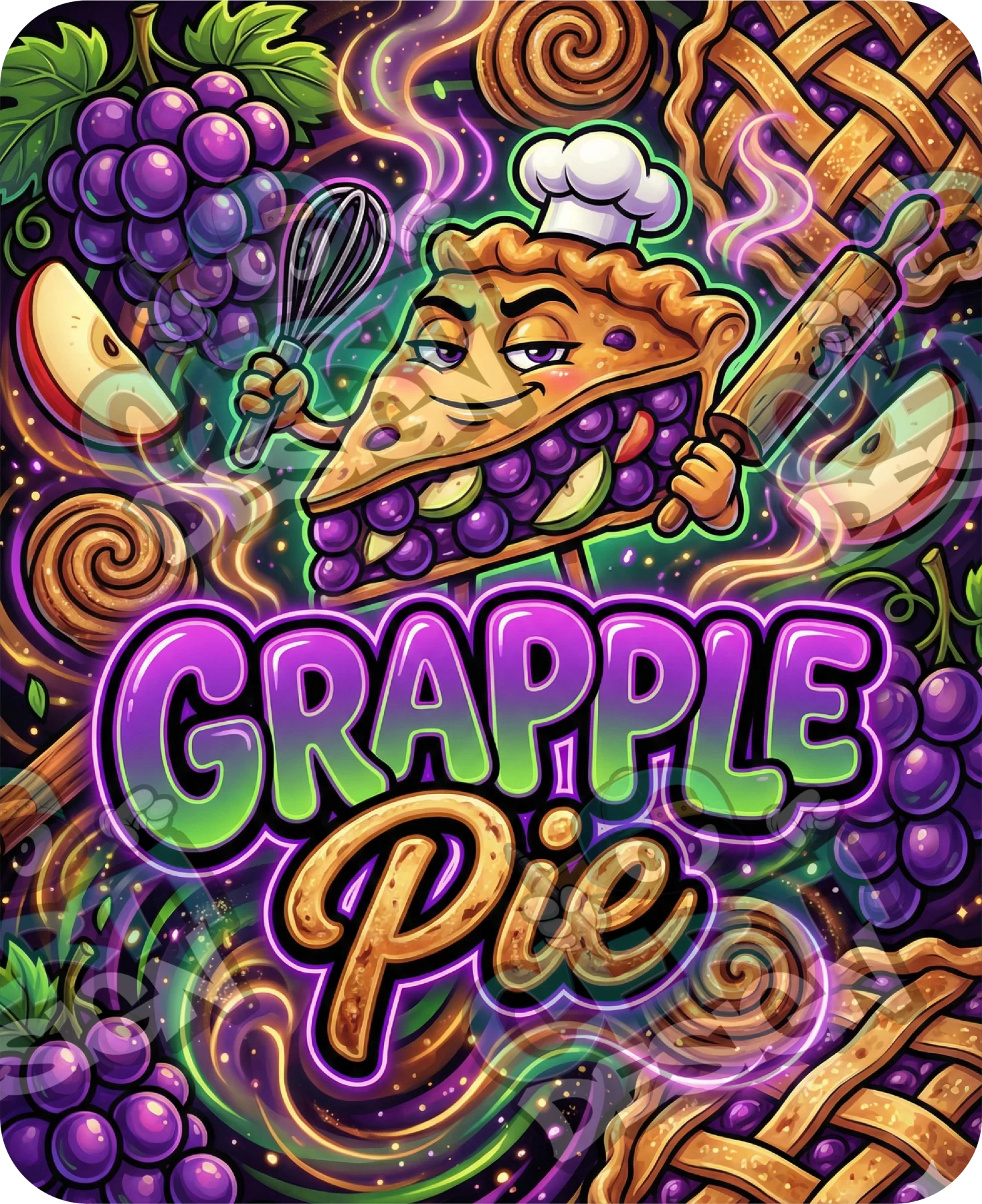 Grapple Pie Pre-Made 3.5g Mylar Bags
