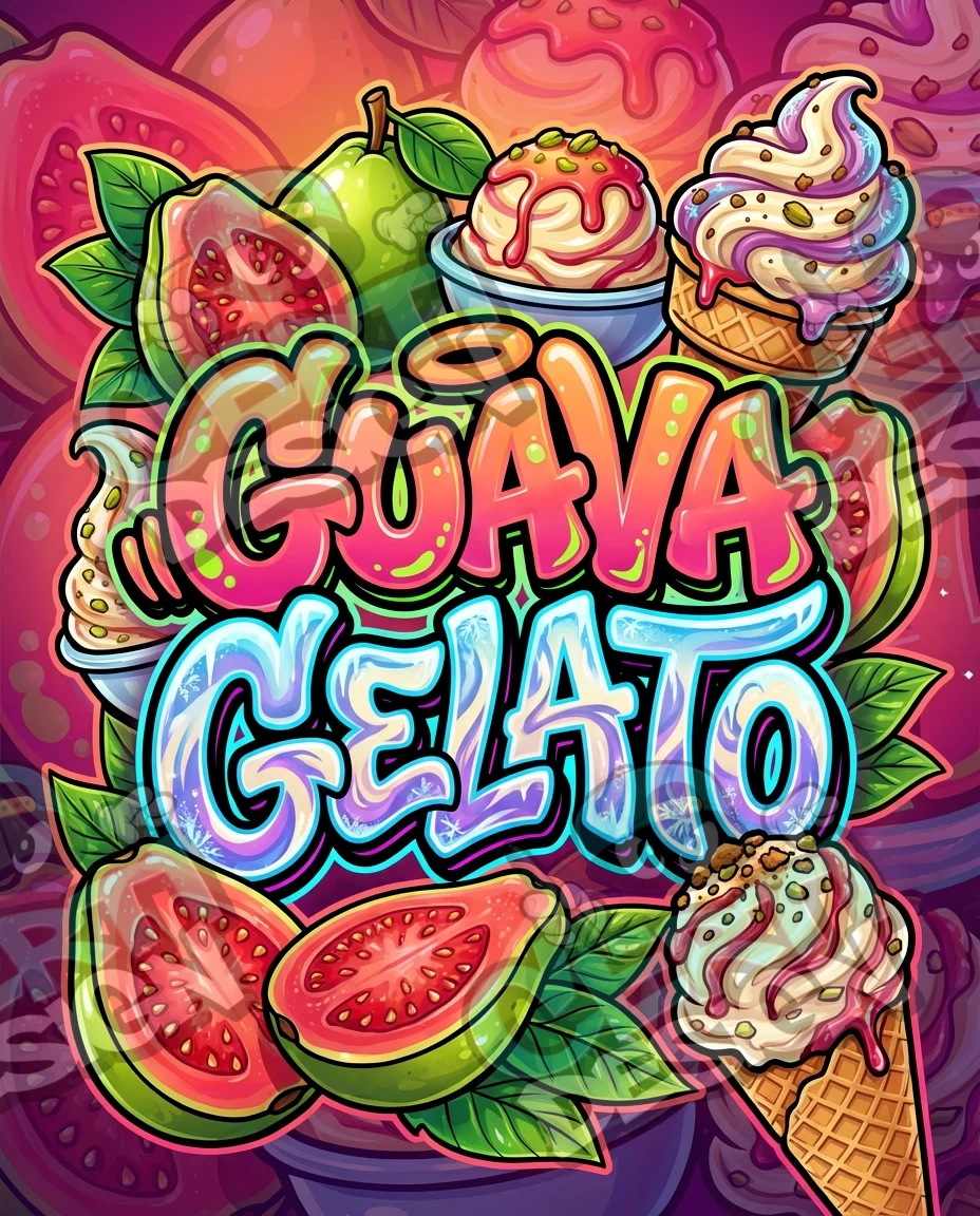 Guava Gelato Pre-Made 3.5g Mylar Bags