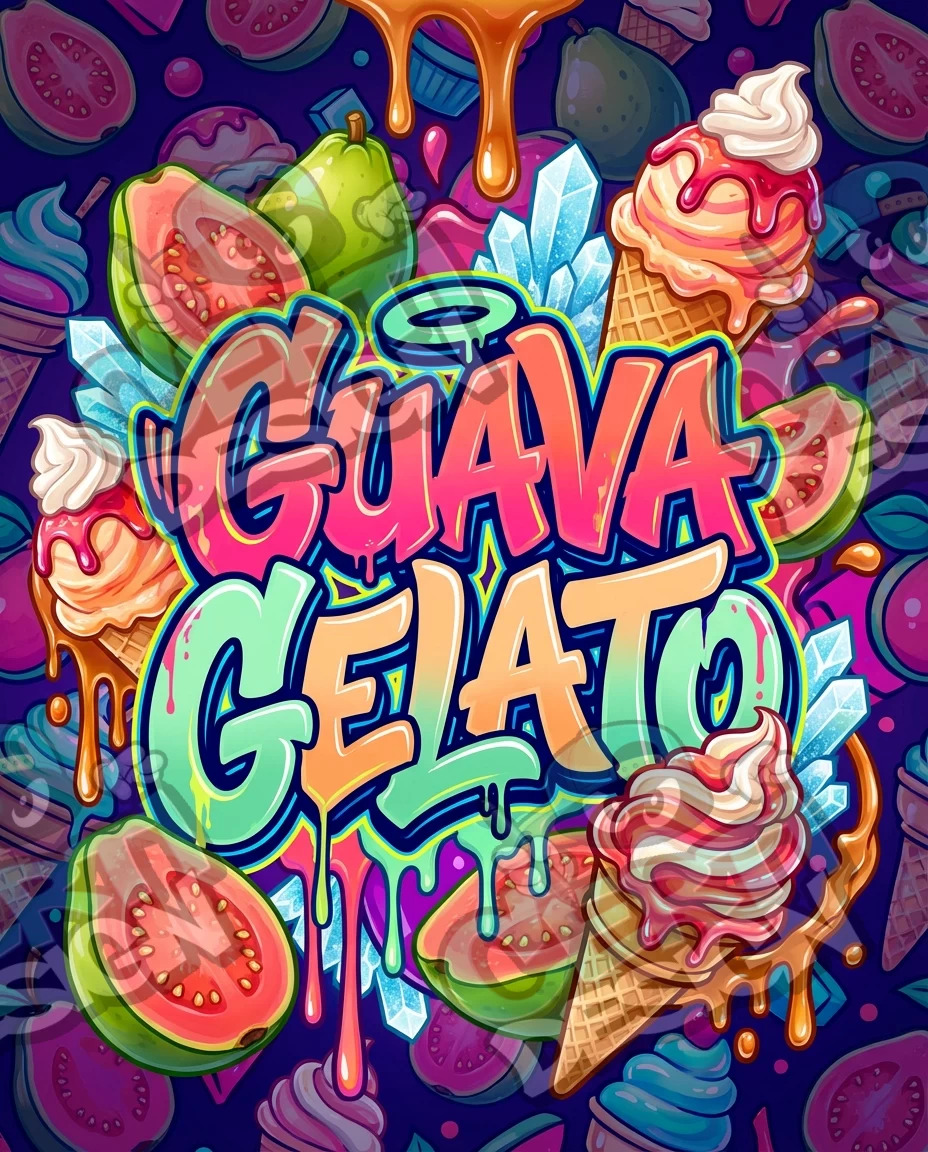 Guava Gelato Pre-Made 3.5g Mylar Bags