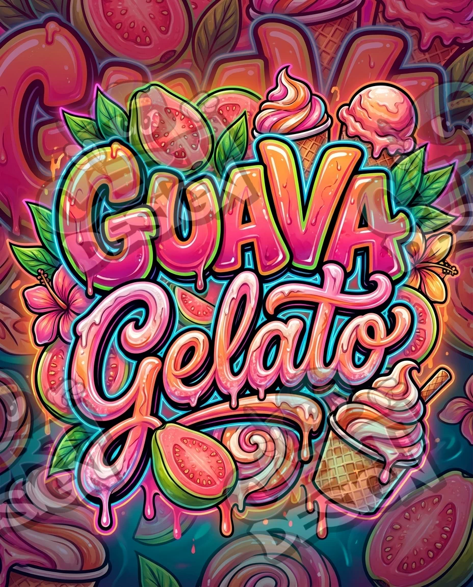 Guava Gelato Pre-Made 3.5g Mylar Bags