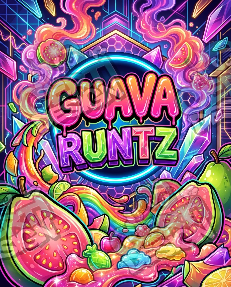 Guava Runtz Pre-Made 3.5g Mylar Bags