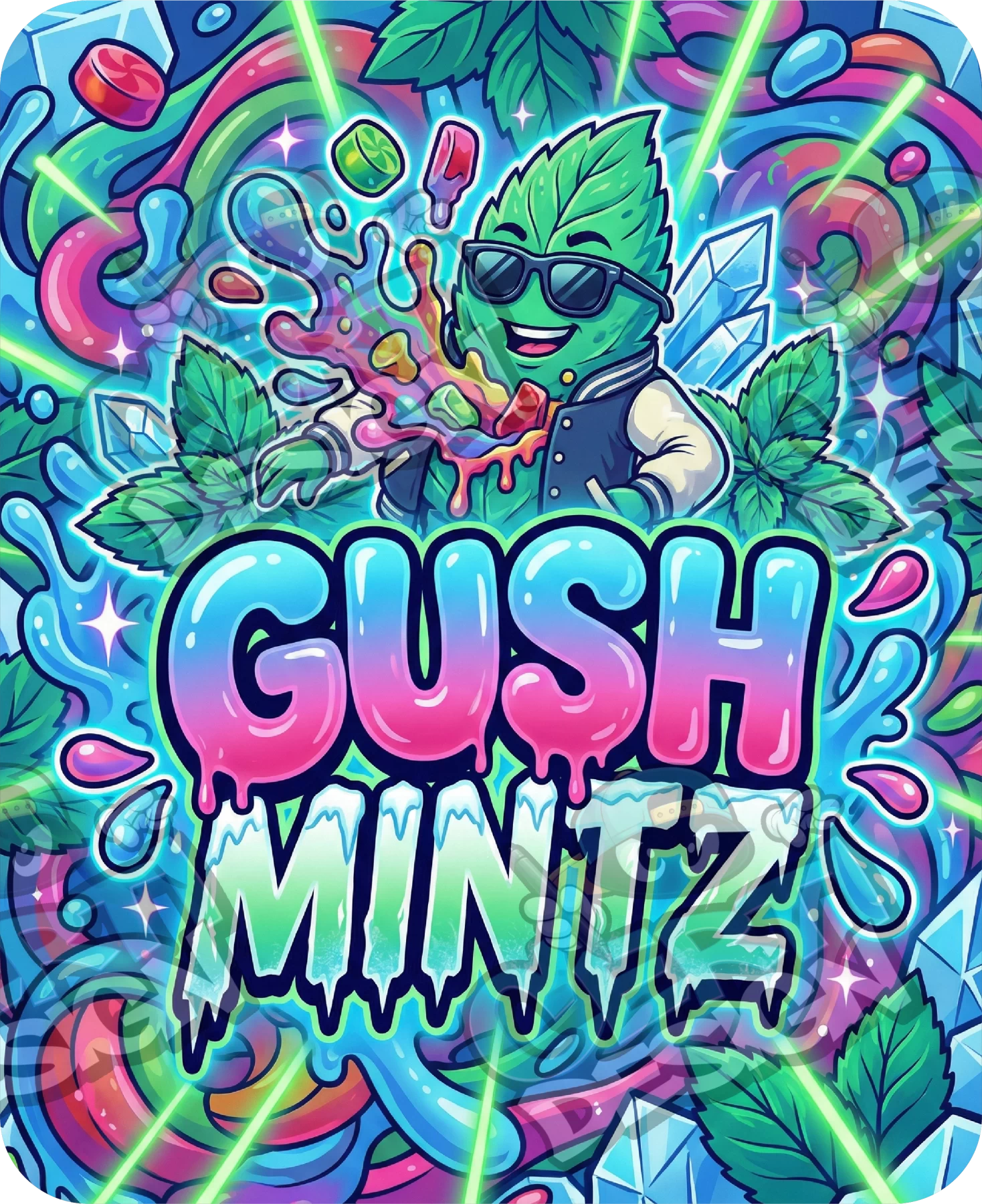 Gush Mintz Pre-Made 3.5g Mylar Bags