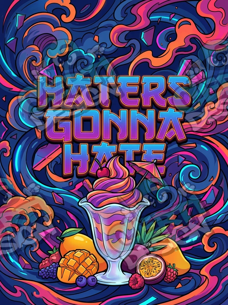 Haters Gonna Hate Pre-Made 3.5g Mylar Bags