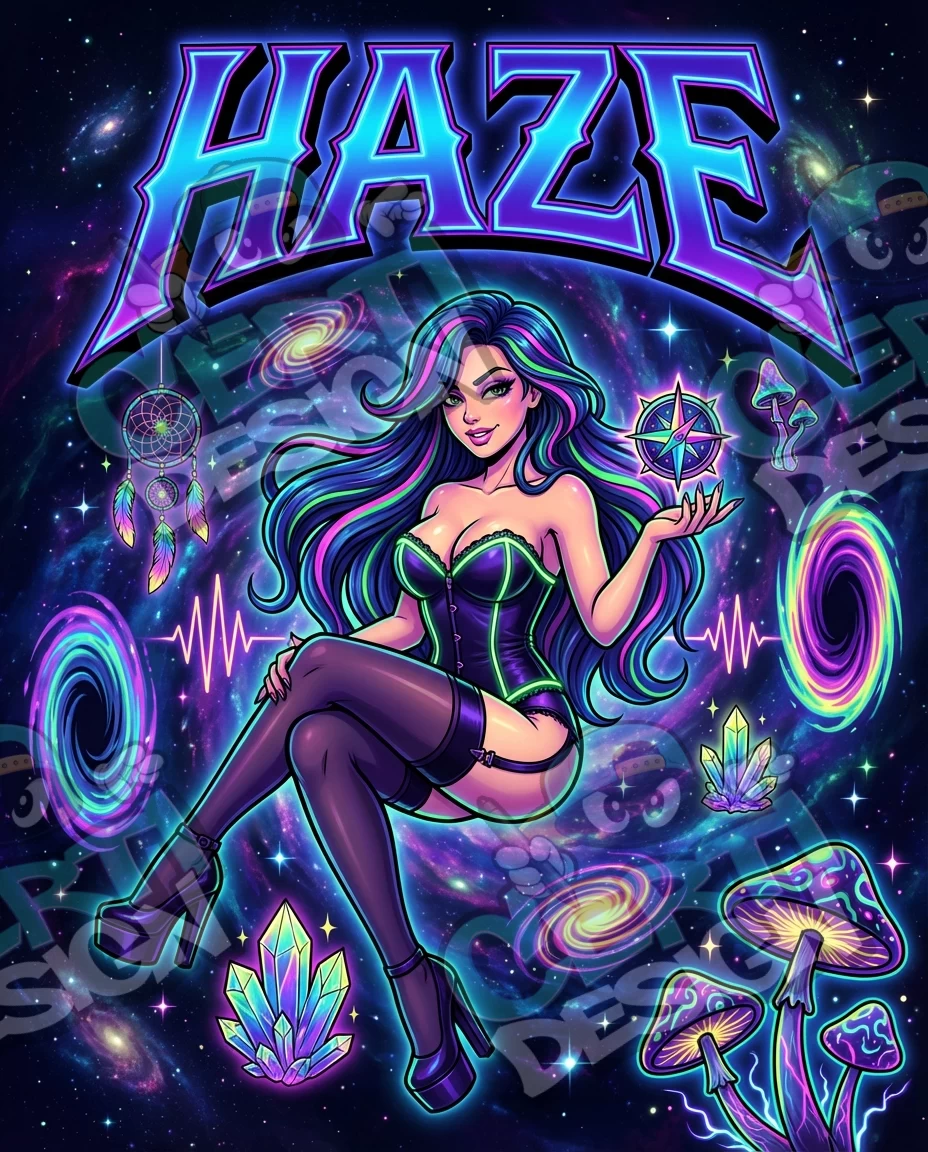 Haze Pre-Made 3.5g Mylar Bags