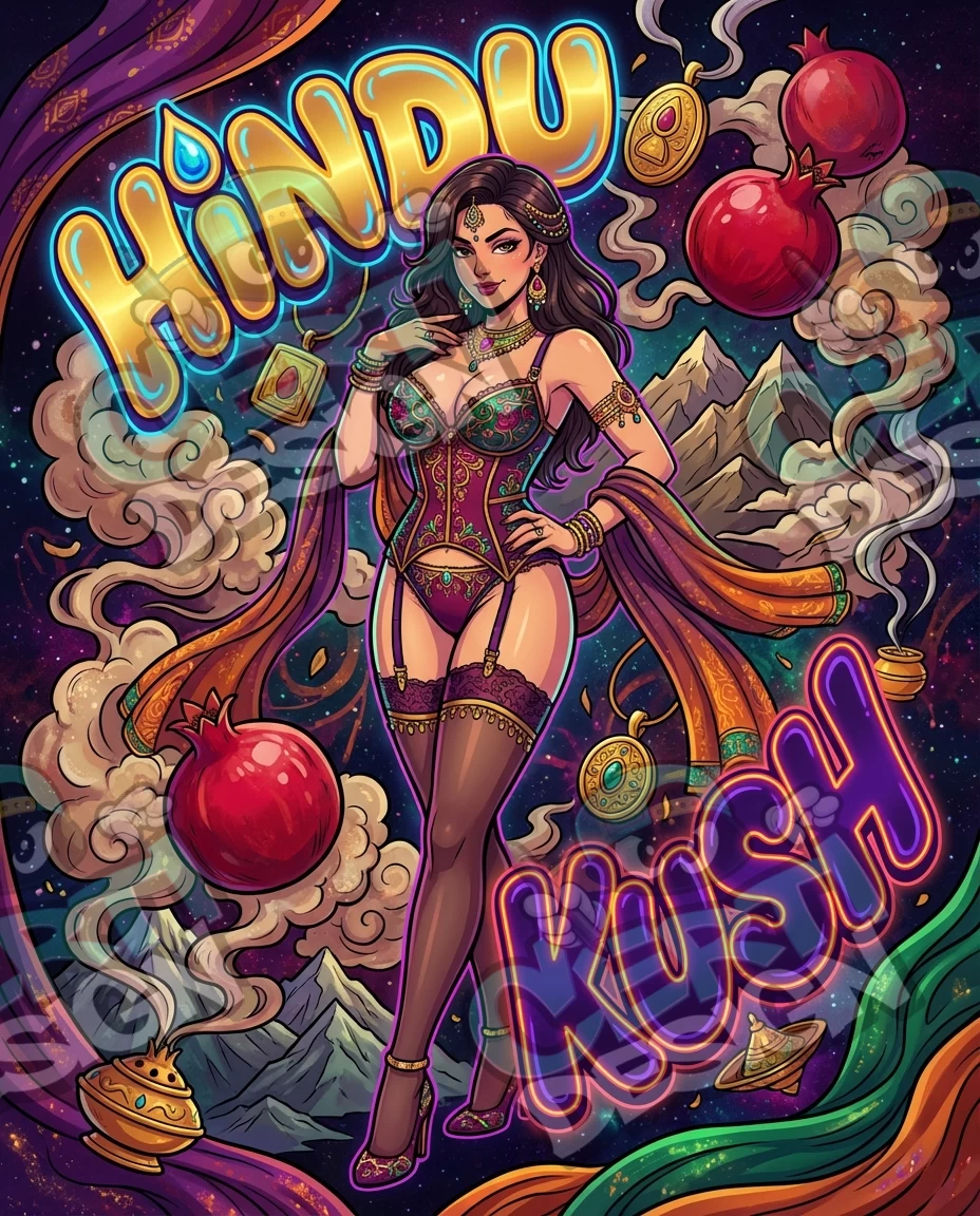 Hindu Kush Pre-Made 3.5g Mylar Bags