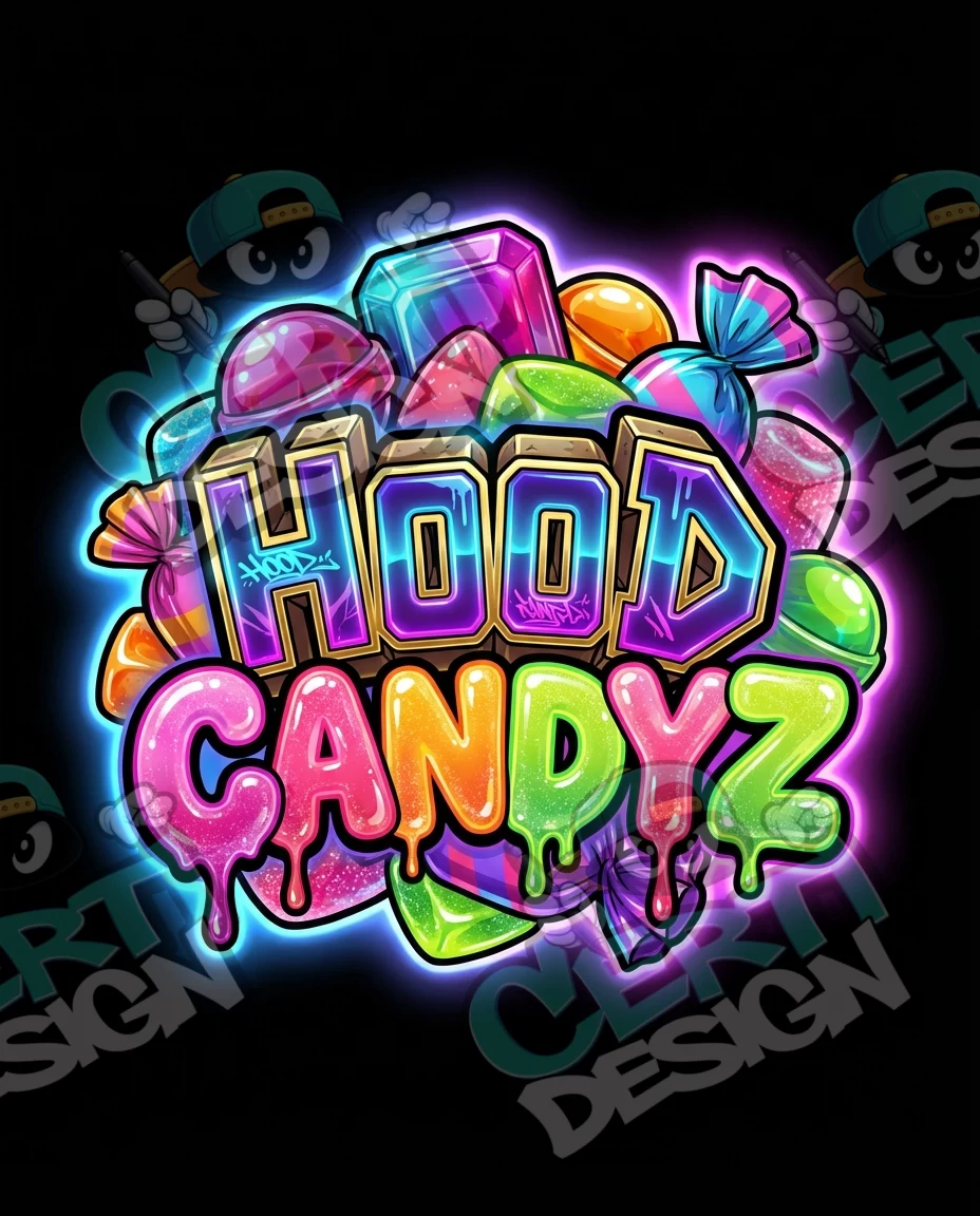 Hood Candyz Pre-Made 3.5g Mylar Bags