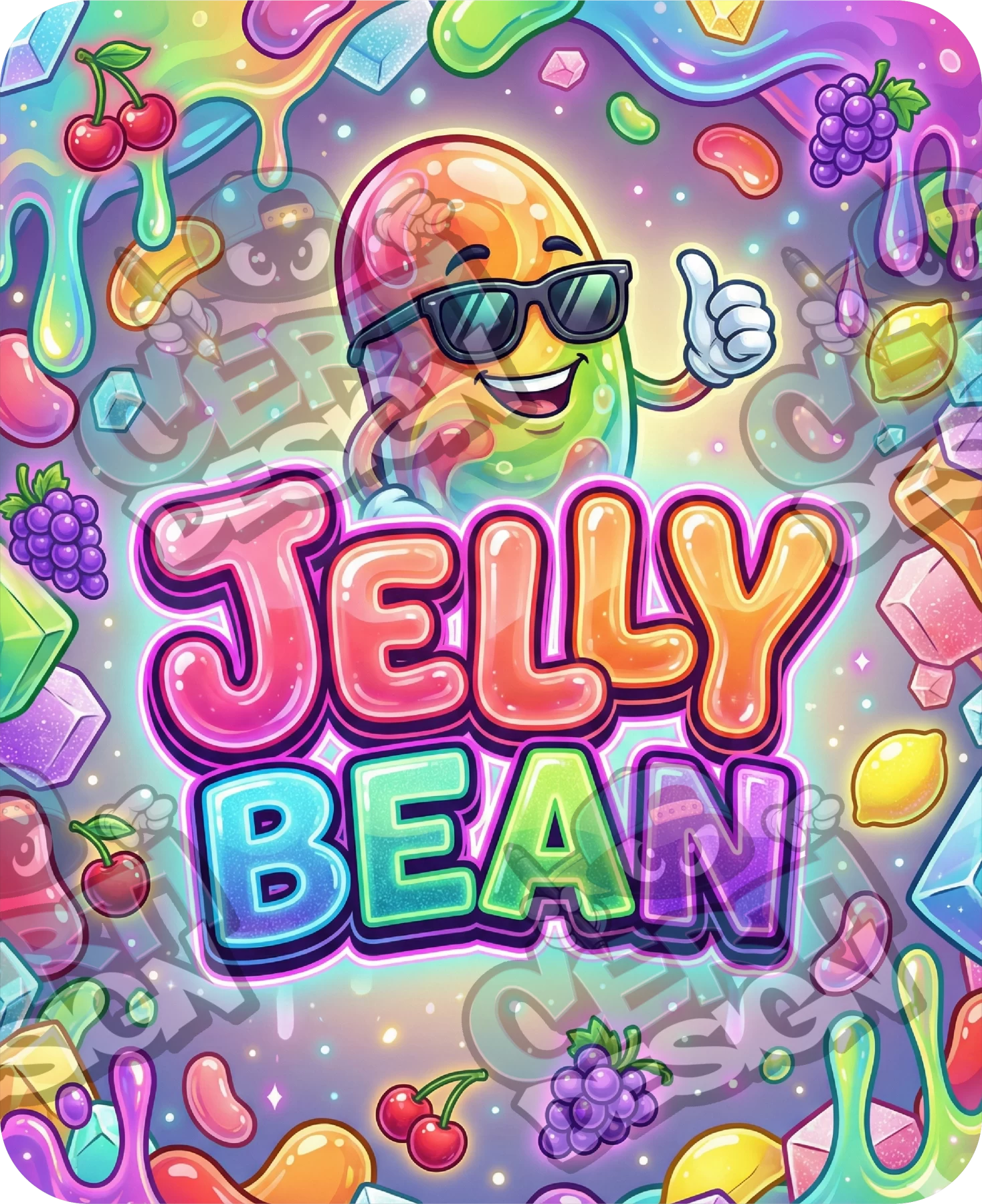 Jelly Bean Pre-Made 3.5g Mylar Bags