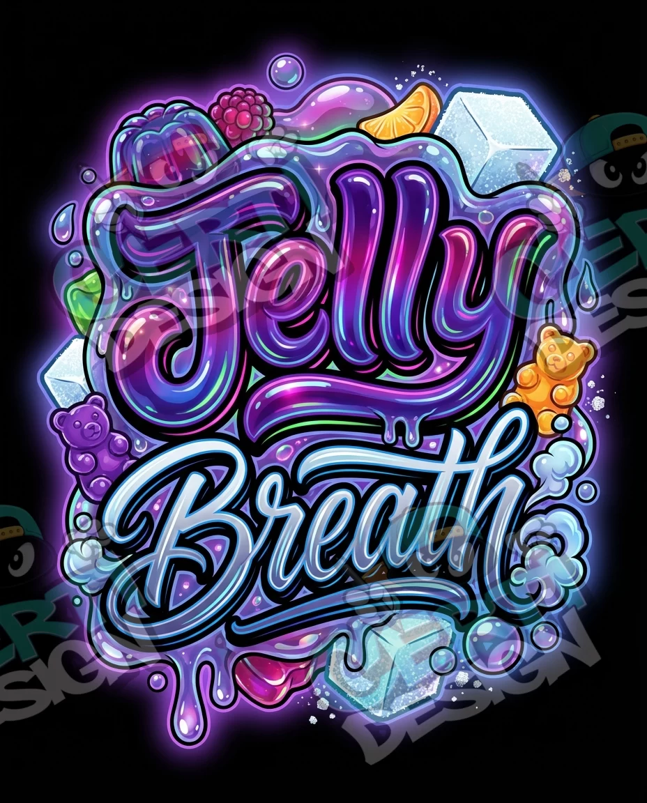 Jelly Breath Pre-Made 3.5g Mylar Bags