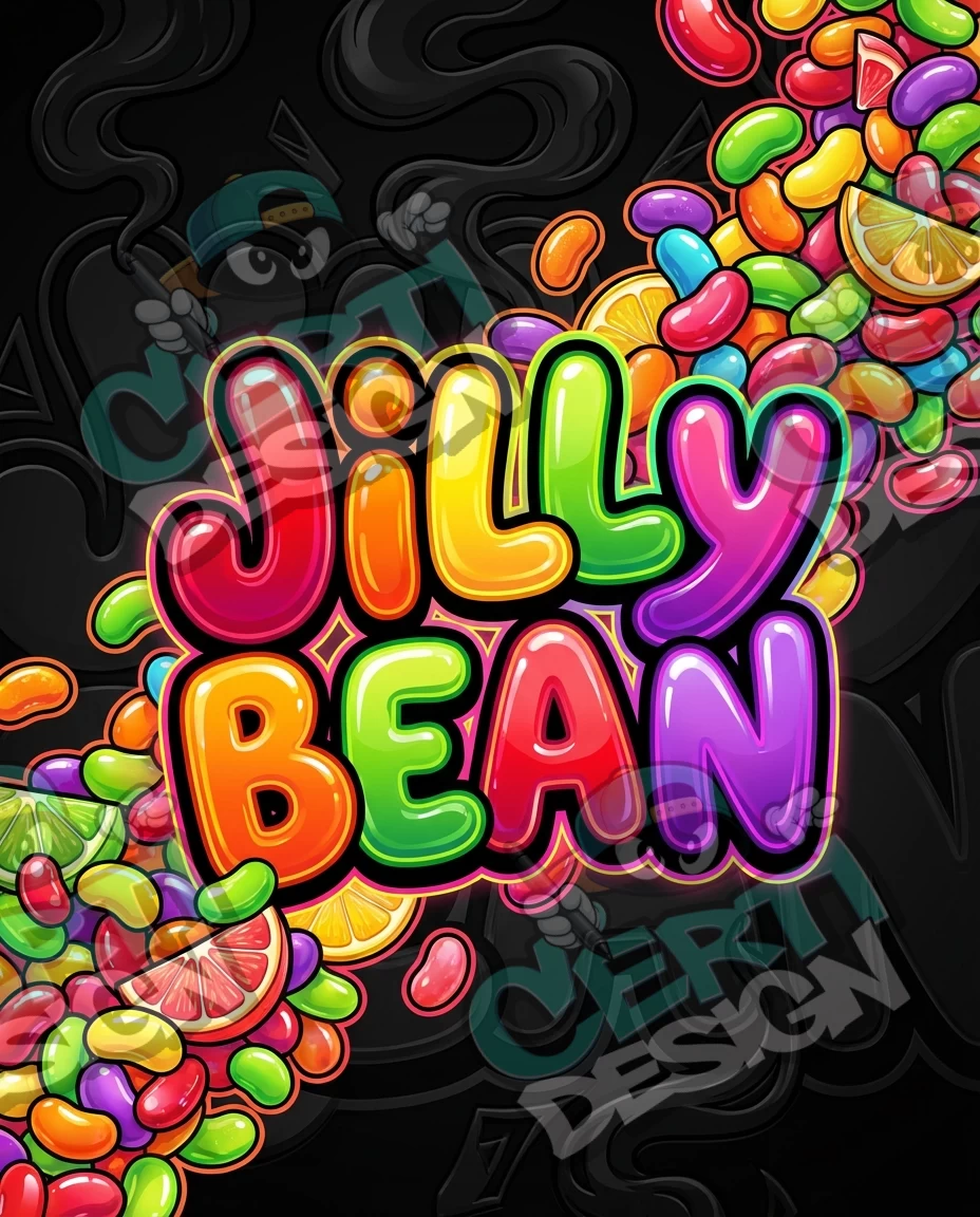 Jillybean Pre-Made 3.5g Mylar Bags