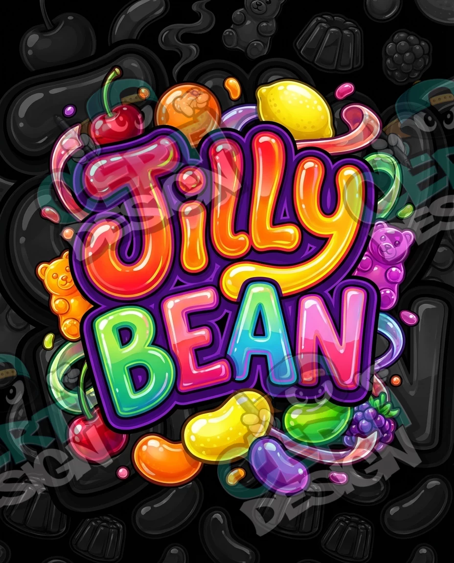 Jillybean Pre-Made 3.5g Mylar Bags
