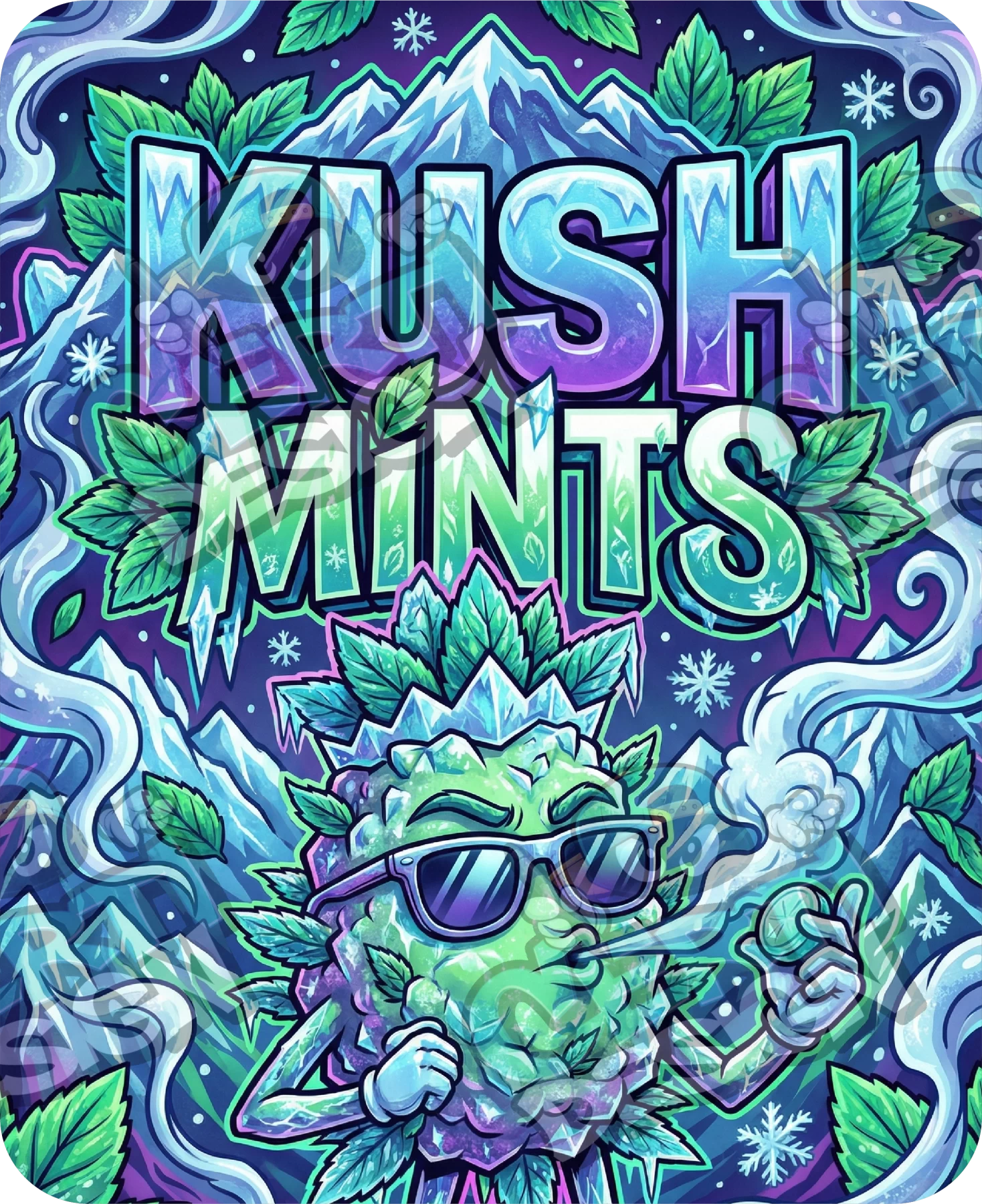 Kush Mints Pre-Made 3.5g Mylar Bags