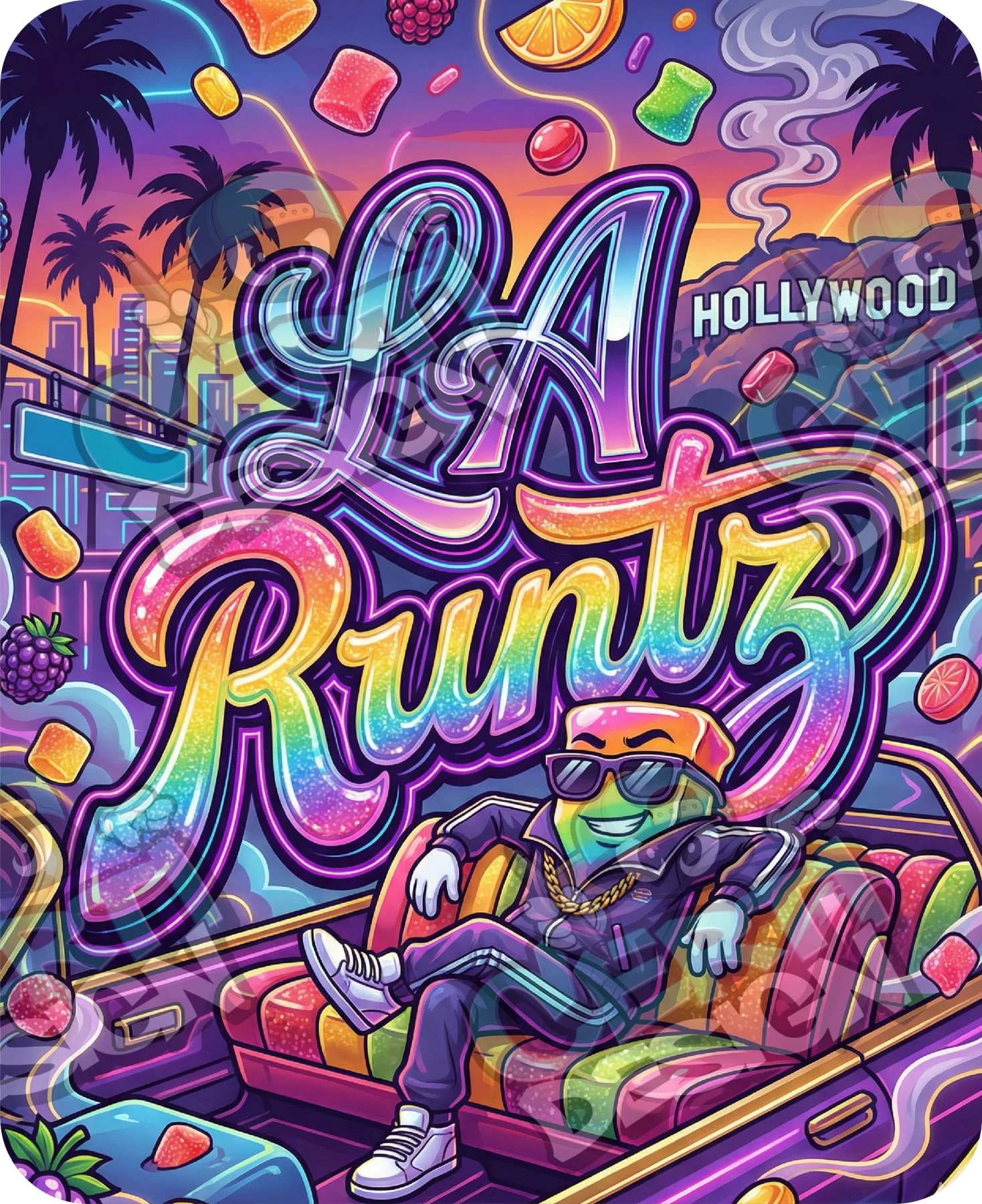 LA Runtz Pre-Made 3.5g Mylar Bags