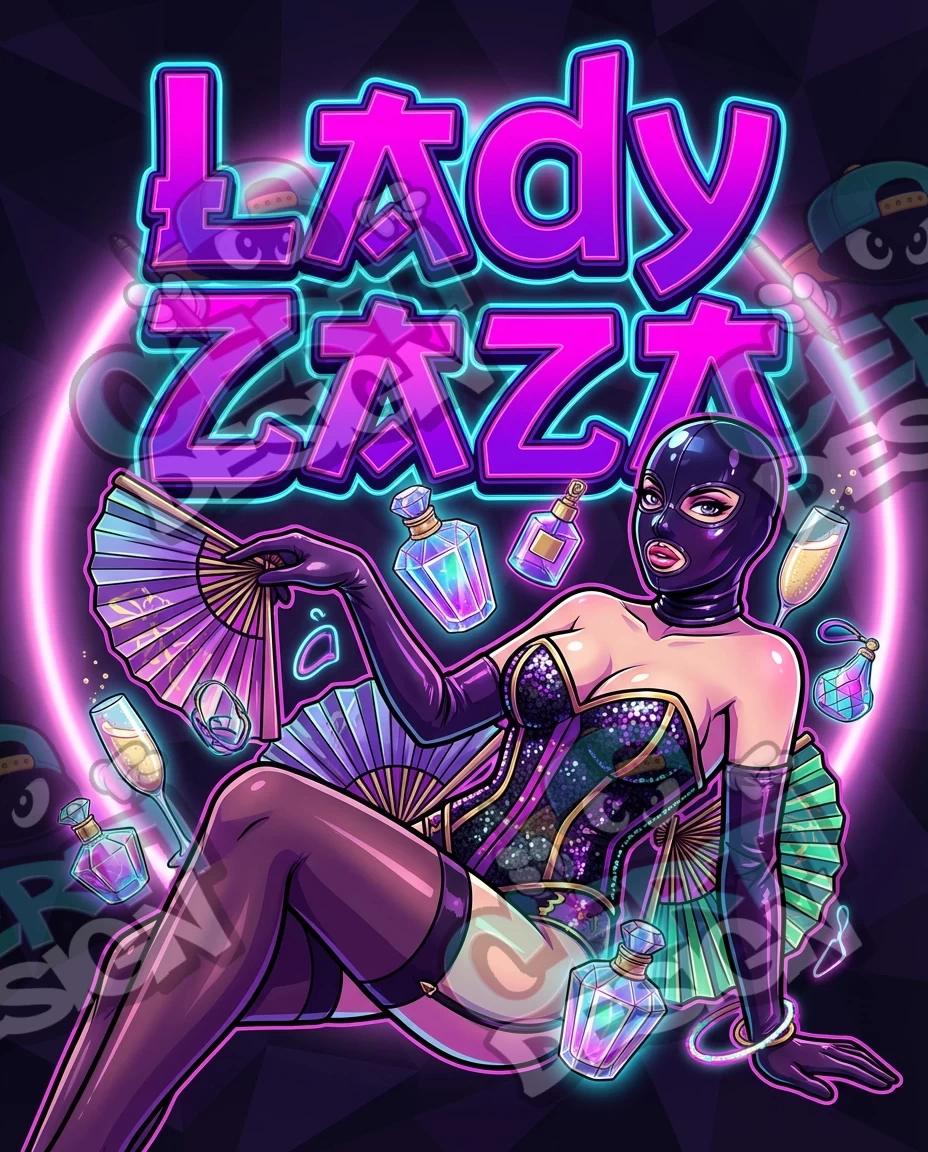 Lady Zaza Pre-Made 3.5g Mylar Bags