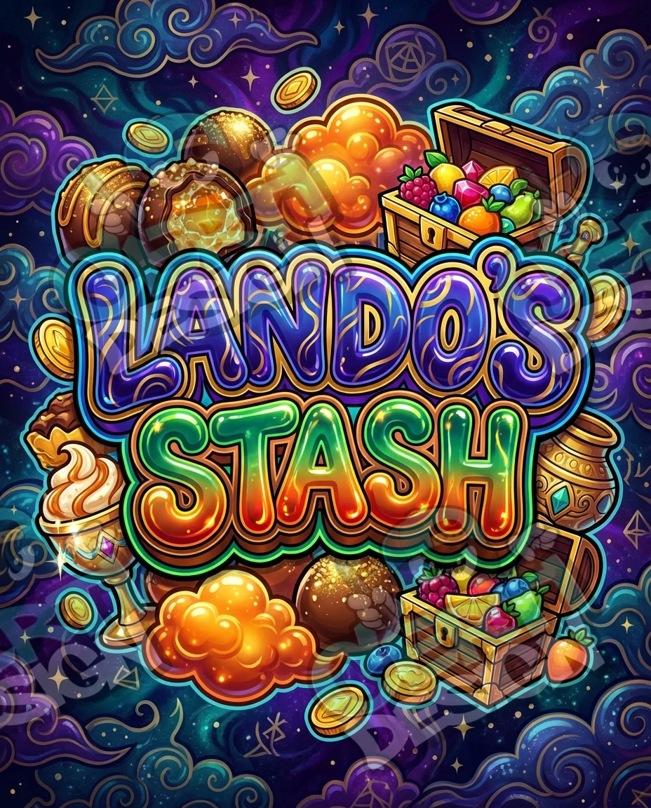 Lando's Stash Pre-Made 3.5g Mylar Bags