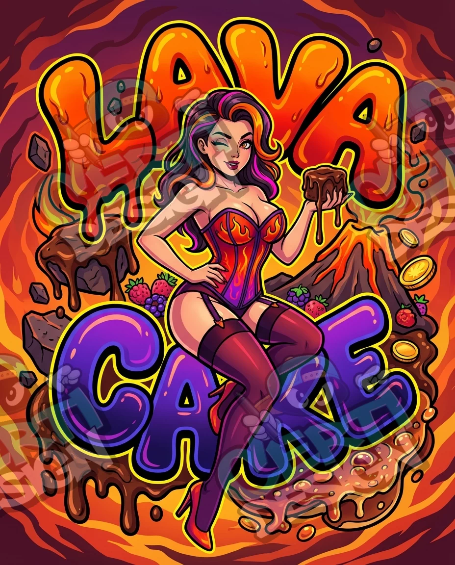 Lava Cake Pre-Made 3.5g Mylar Bags