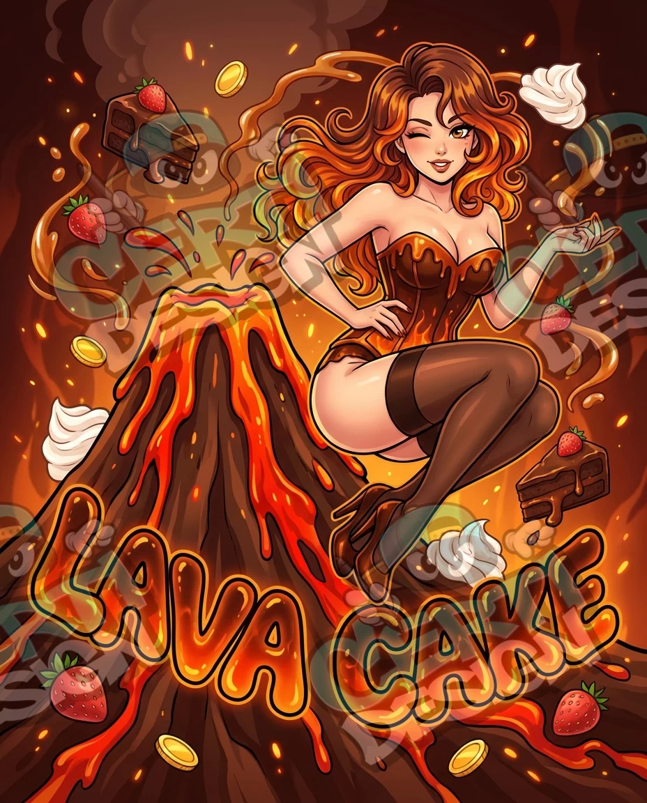 Lava Cake Pre-Made 3.5g Mylar Bags