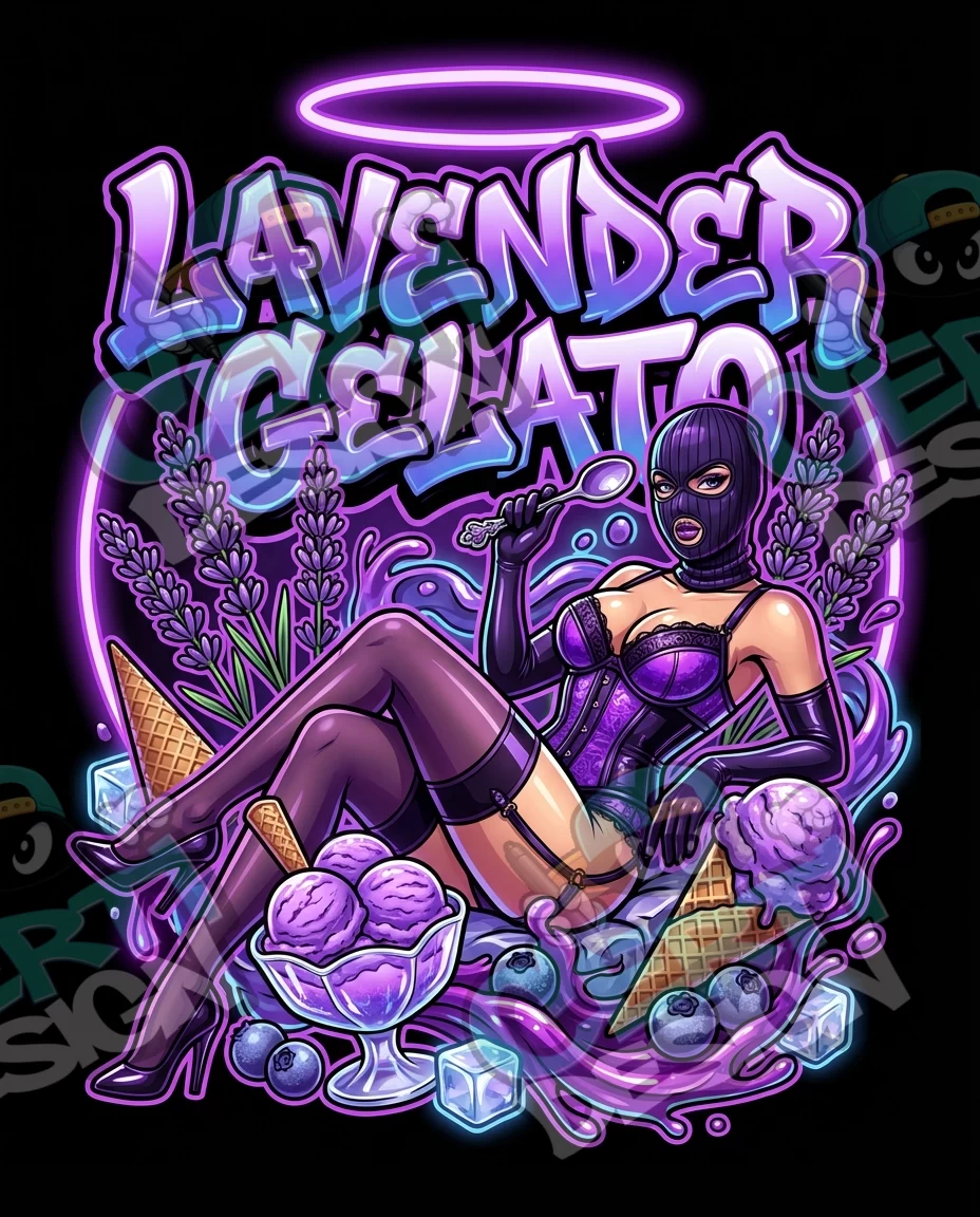 Lavender Gelato Pre-Made 3.5g Mylar Bags
