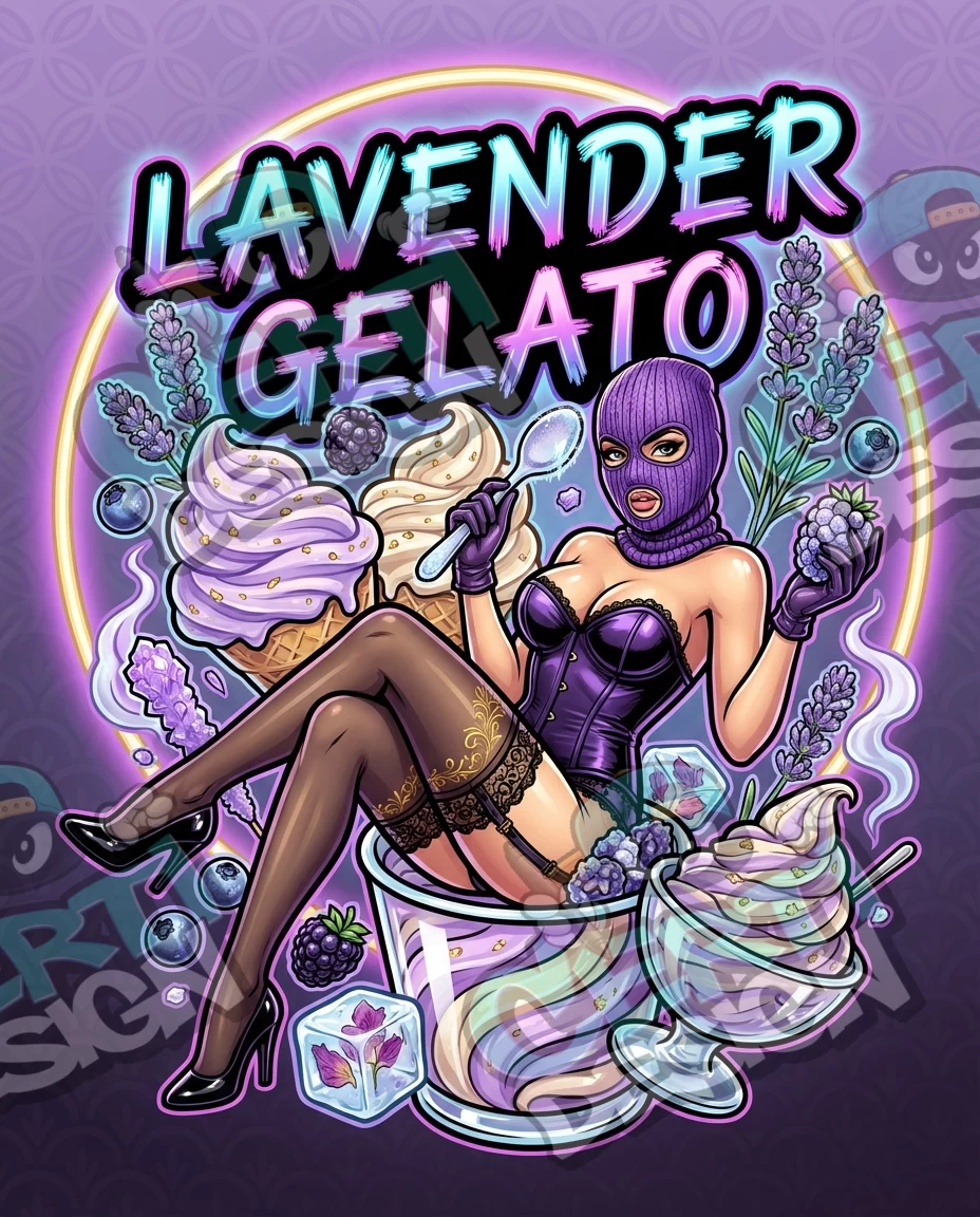 Lavender Gelato Pre-Made 3.5g Mylar Bags