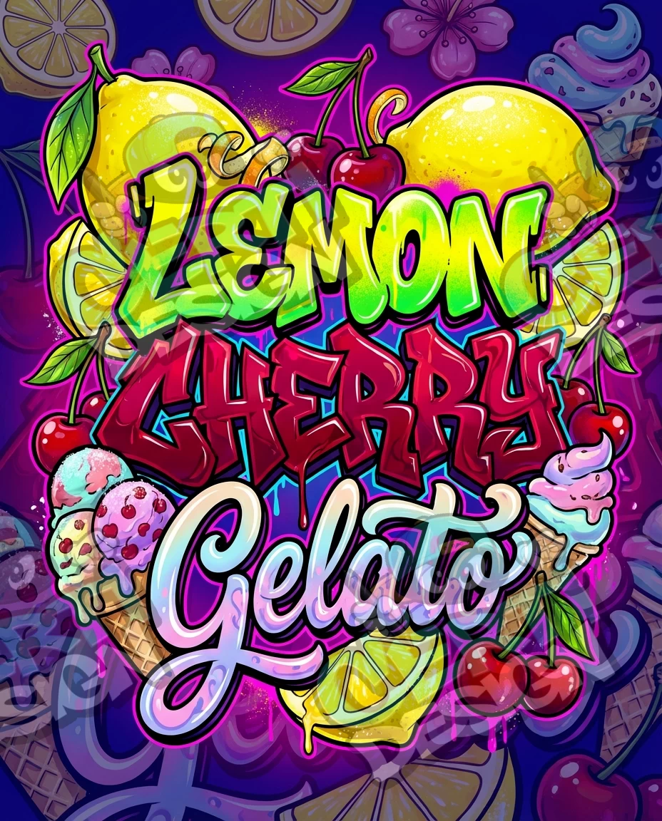 Lemon Cherry Gelato 04 (2) Pre-Made 3.5g Mylar Bags