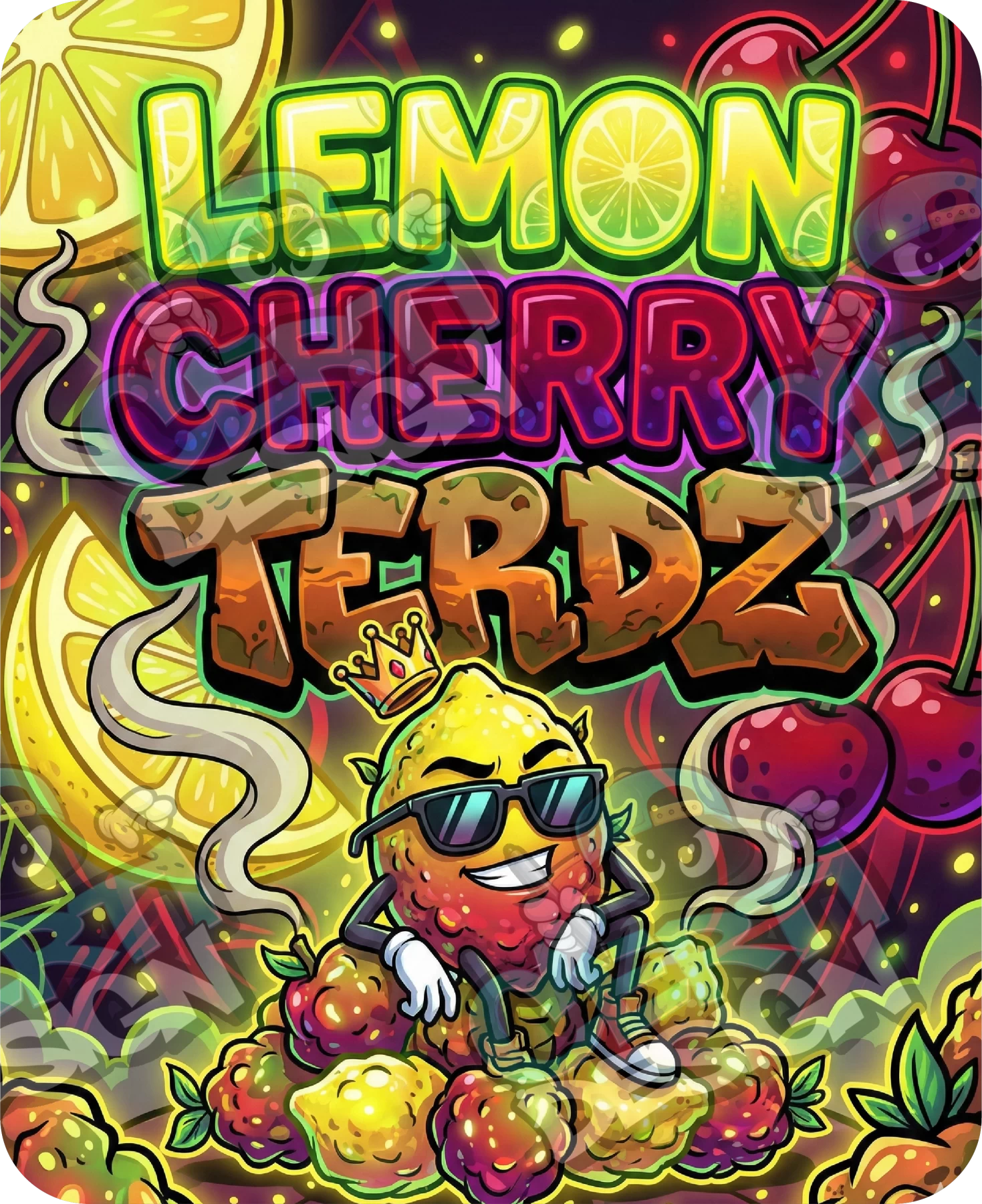 Lemon Cherry Terdz Pre-Made 3.5g Mylar Bags