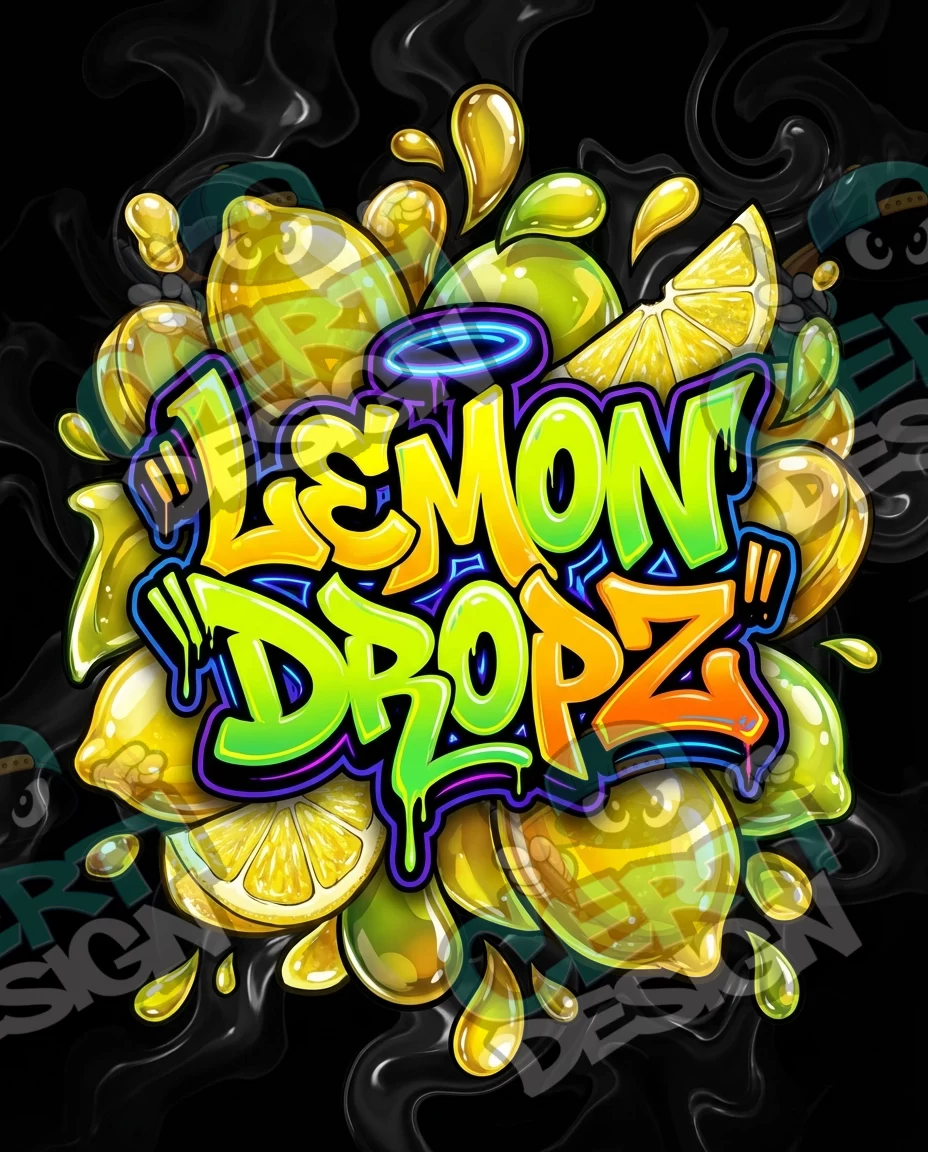 Lemon Dropz Pre-Made 3.5g Mylar Bags