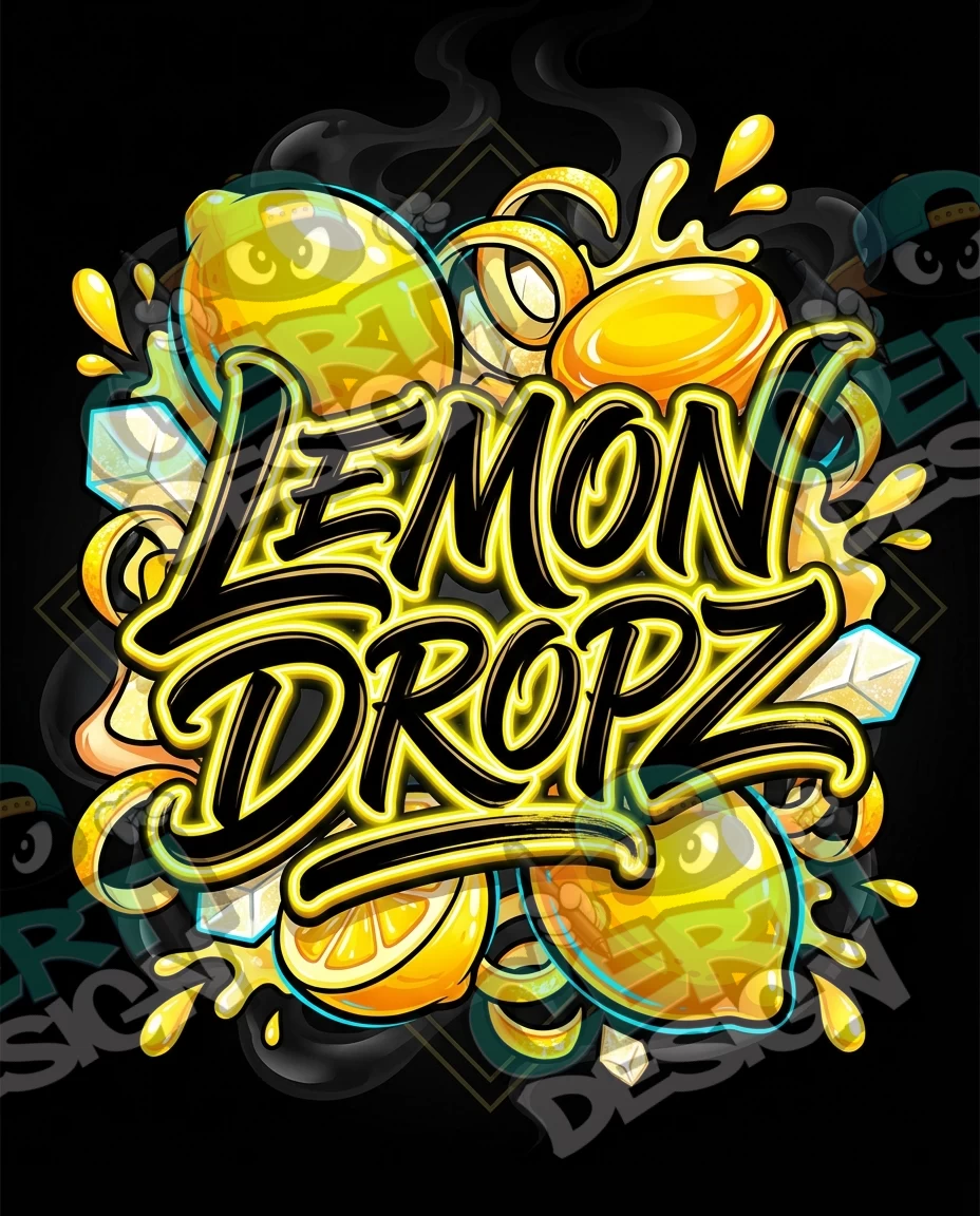 Lemon Dropz Pre-Made 3.5g Mylar Bags