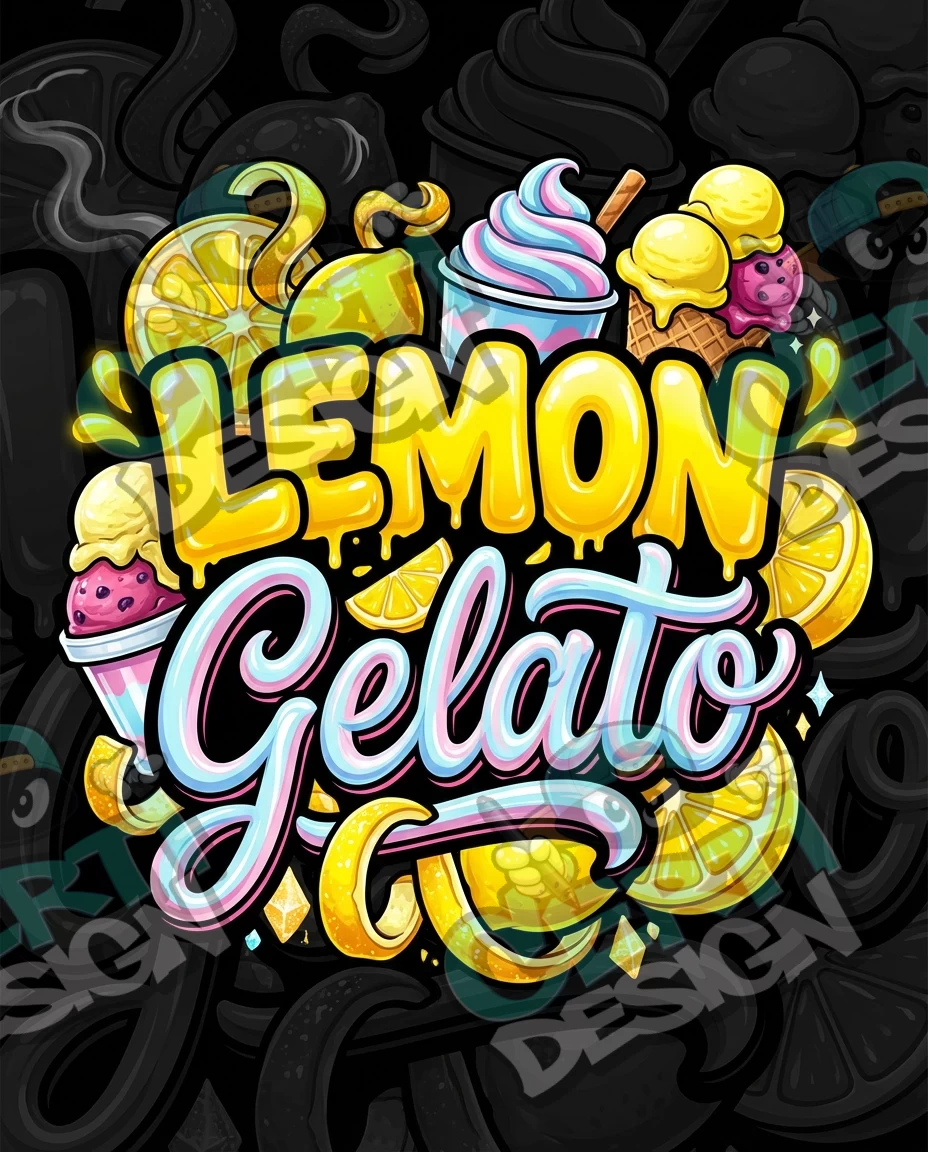 Lemon Gelato Pre-Made 3.5g Mylar Bags