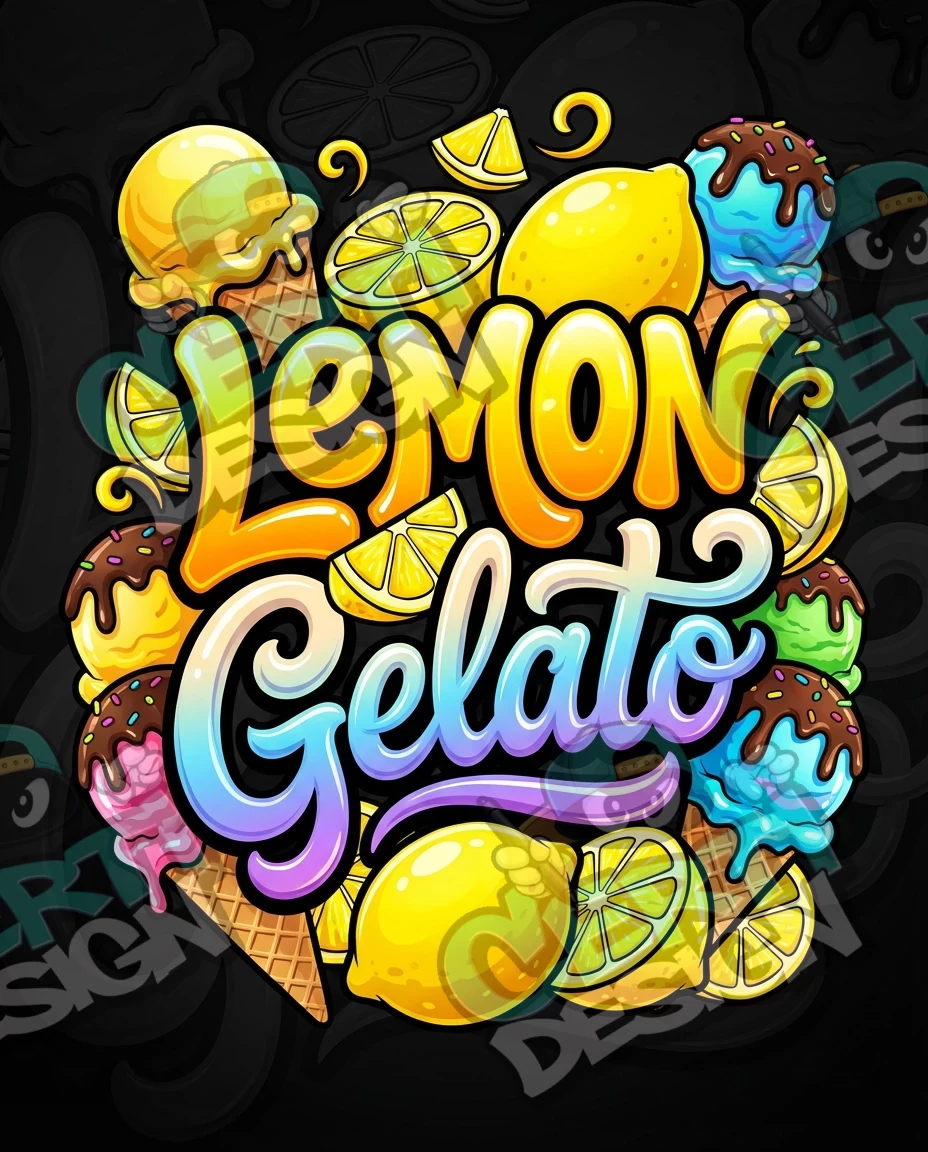 Lemon Gelato Pre-Made 3.5g Mylar Bags