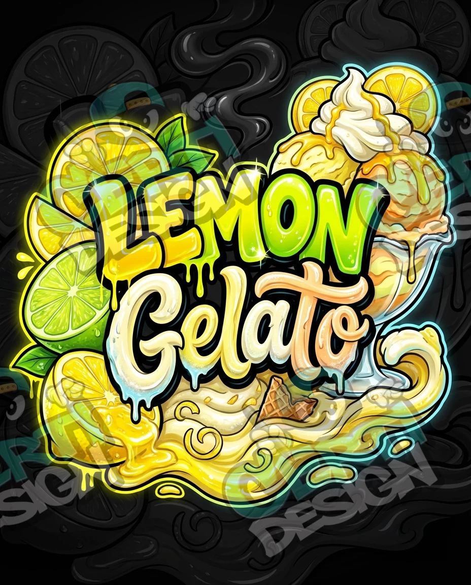 Lemon Gelato Pre-Made 3.5g Mylar Bags