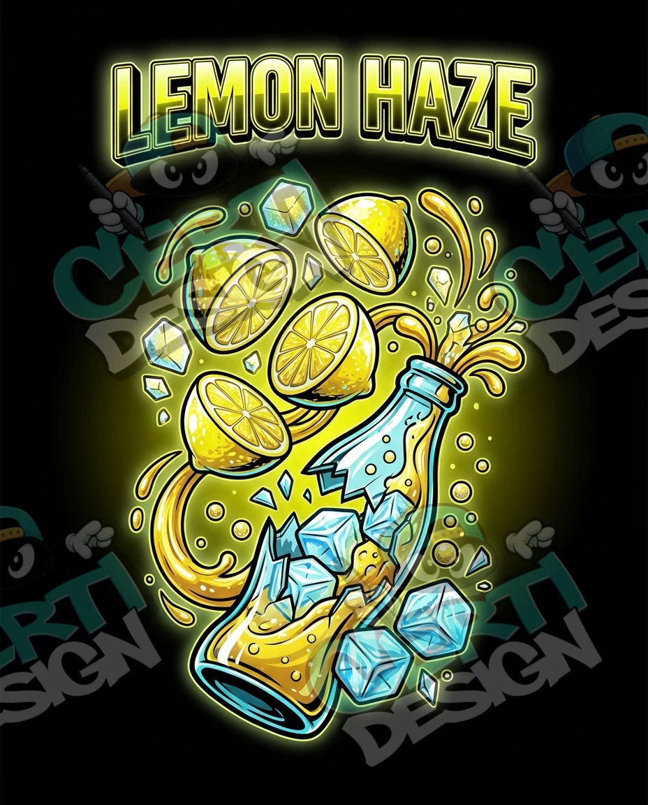 Lemon Haze Pre-Made 3.5g Mylar Bags