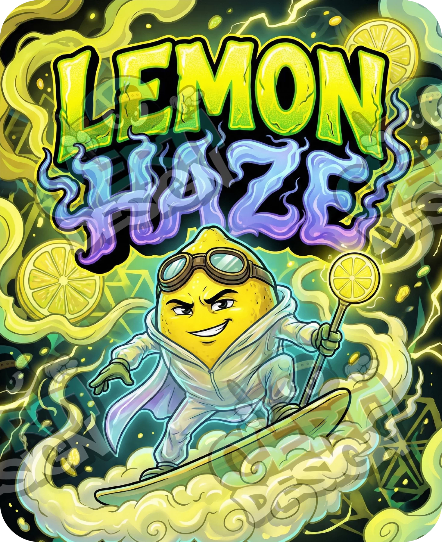 Lemon Haze Pre-Made 3.5g Mylar Bags