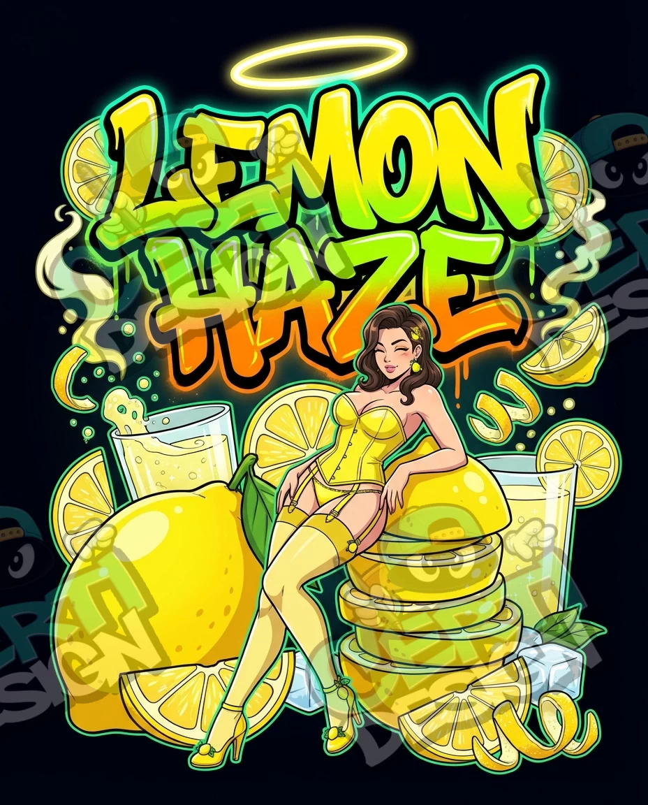 Lemon Haze Pre-Made 3.5g Mylar Bags