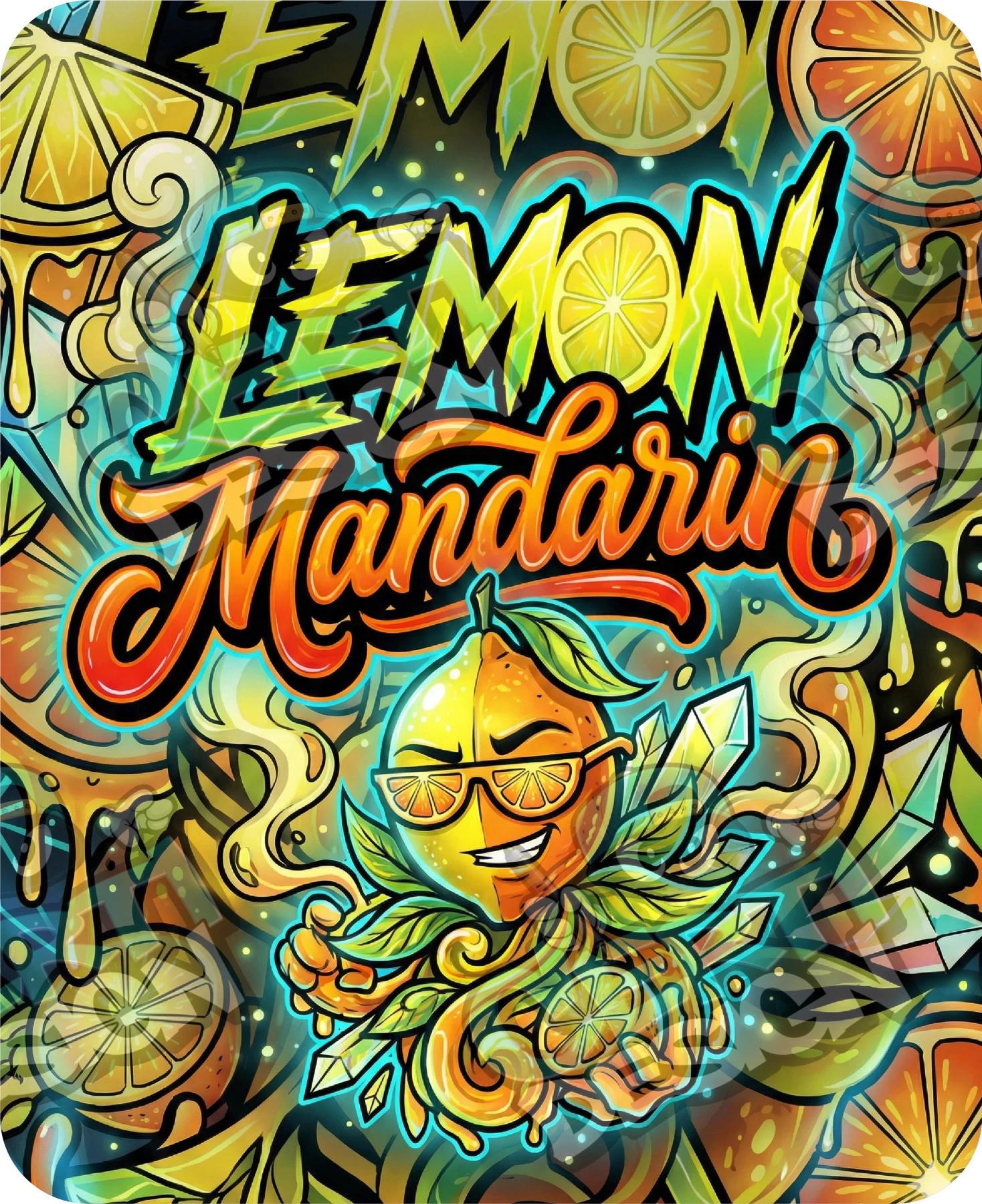 Lemon Mandarin Pre-Made 3.5g Mylar Bags