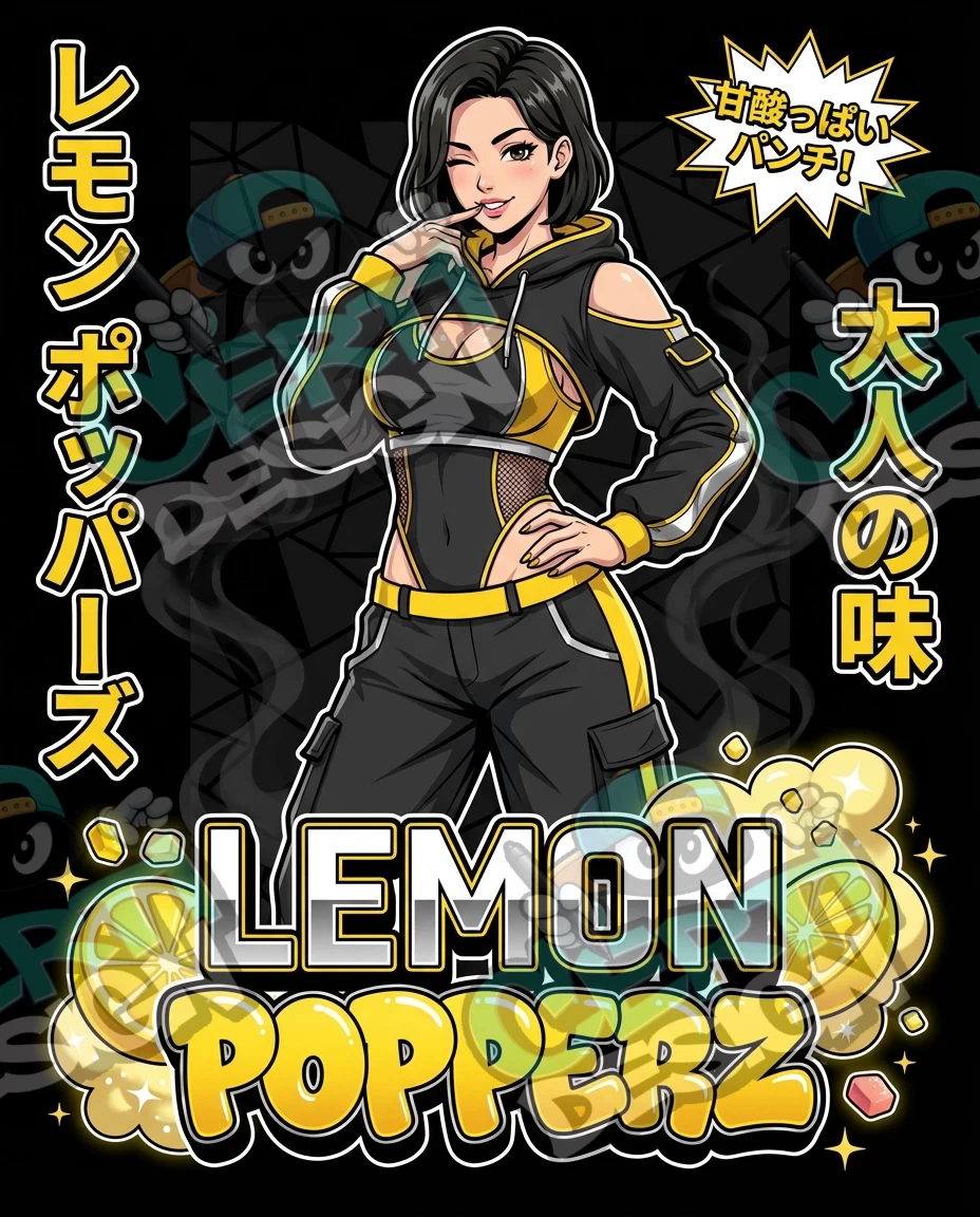 Lemon Popperz Pre-Made 3.5g Mylar Bags