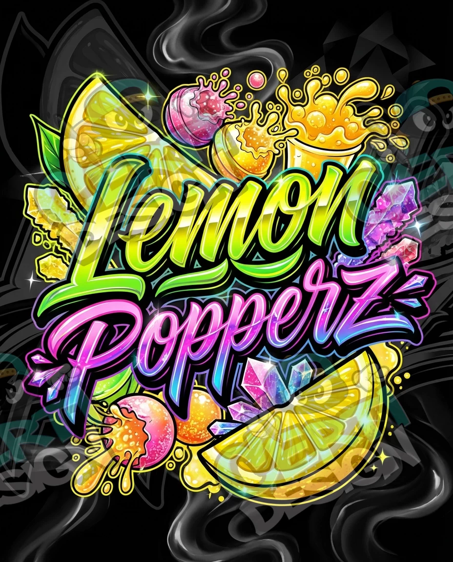 Lemon Popperz 10 Pre-Made 3.5g Mylar Bags