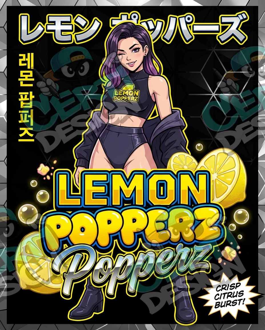 Lemon Popperz 13 Pre-Made 3.5g Mylar Bags