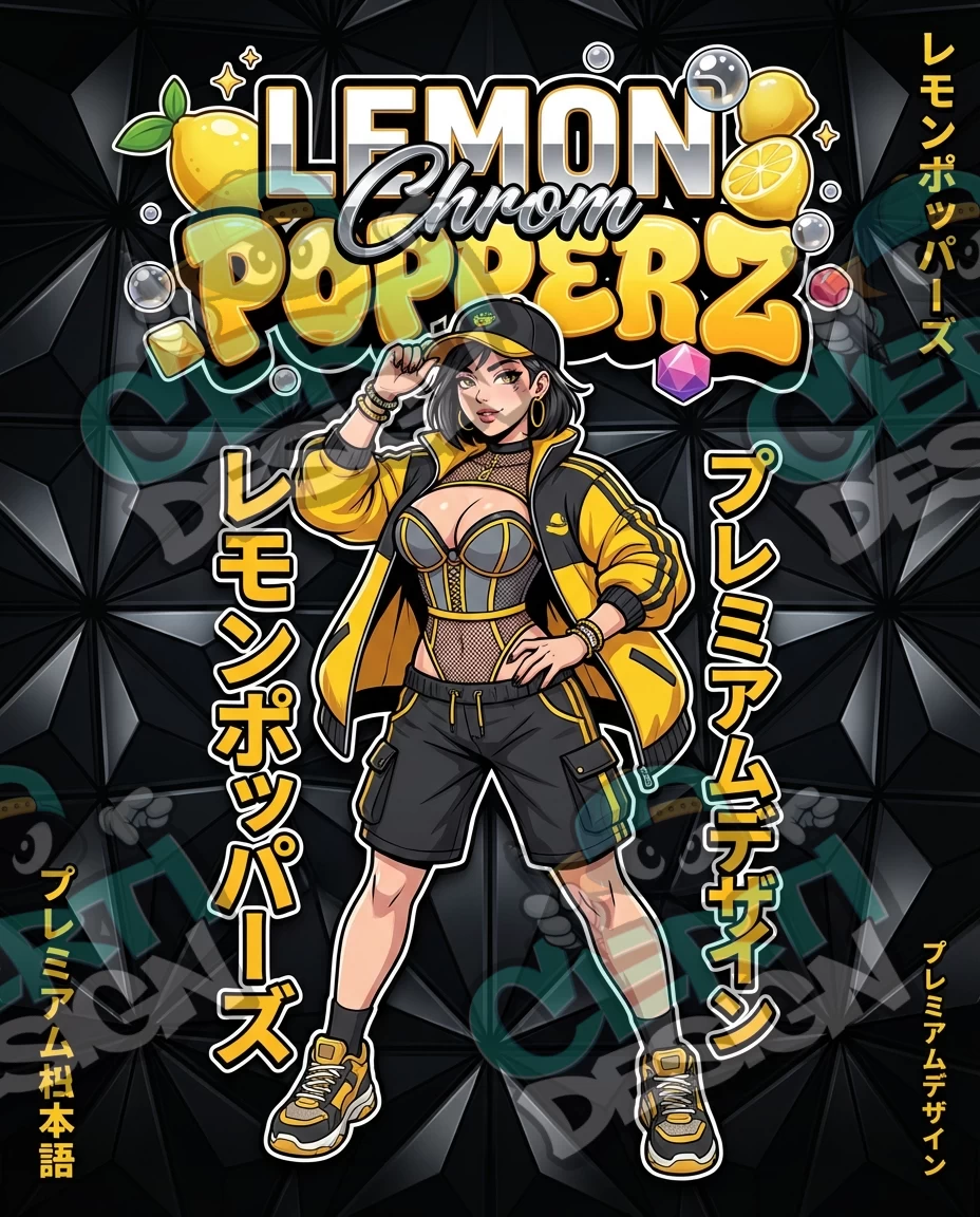 Lemon Popperz 19 Pre-Made 3.5g Mylar Bags