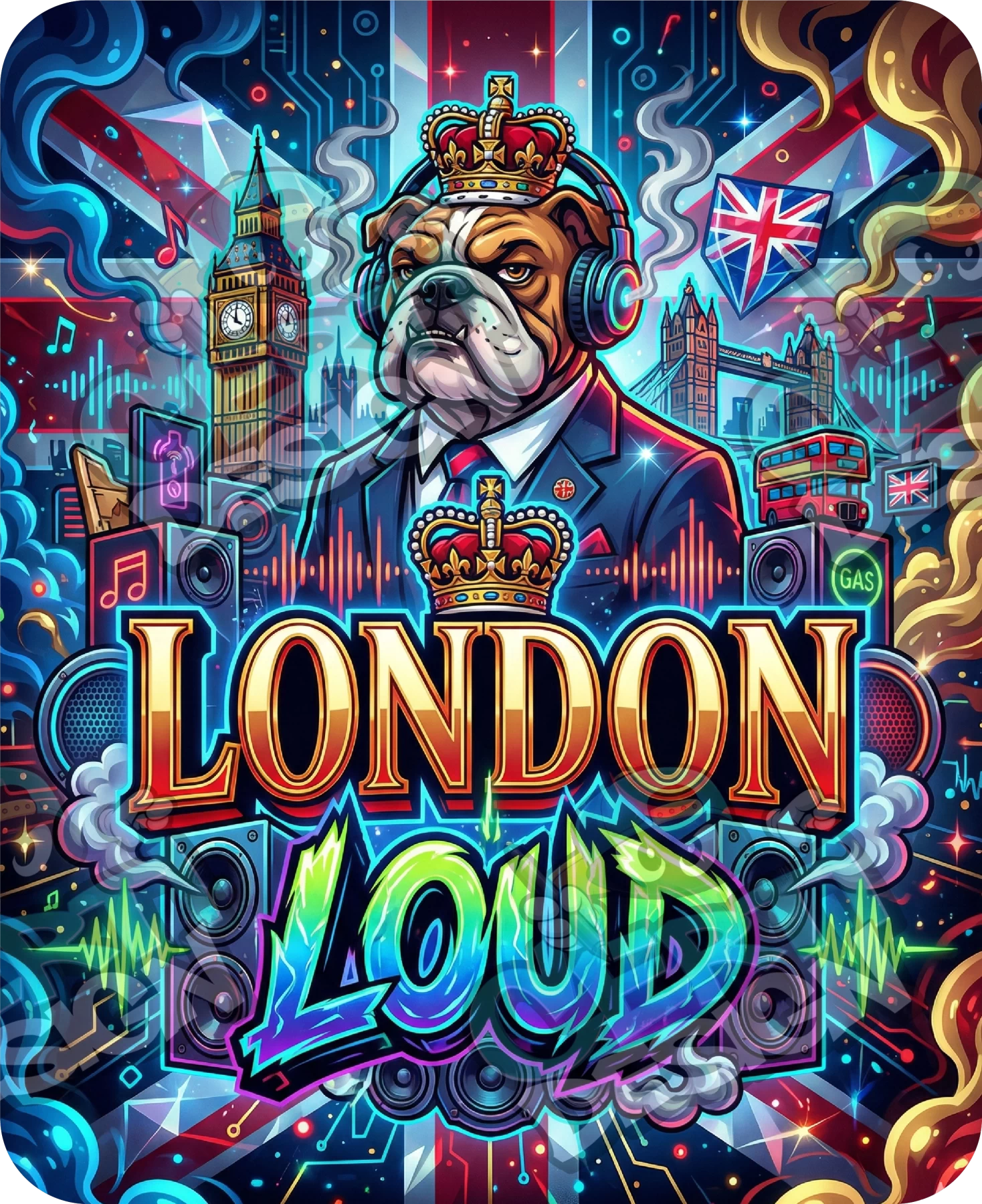 London Loud Pre-Made 3.5g Mylar Bags
