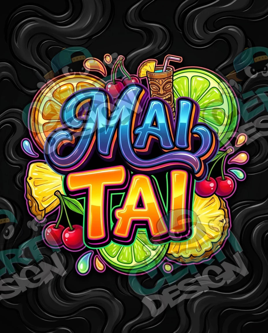 Mai Tai Pre-Made 3.5g Mylar Bags