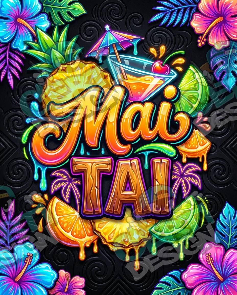 Mai Tai Pre-Made 3.5g Mylar Bags