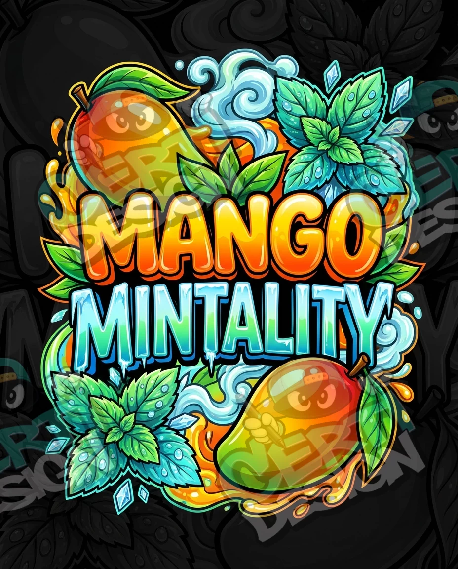 Mango Mintality Pre-Made 3.5g Mylar Bags