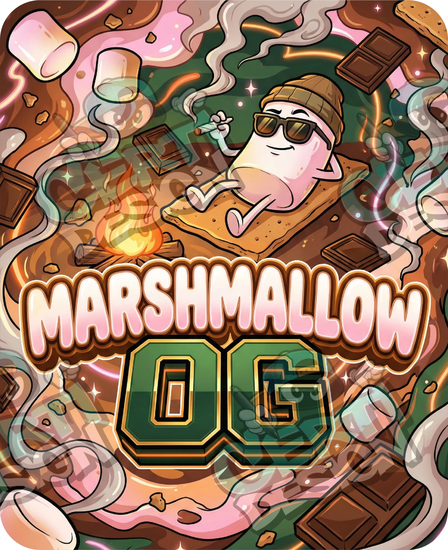 Marshmallow OG Pre-Made 3.5g Mylar Bags