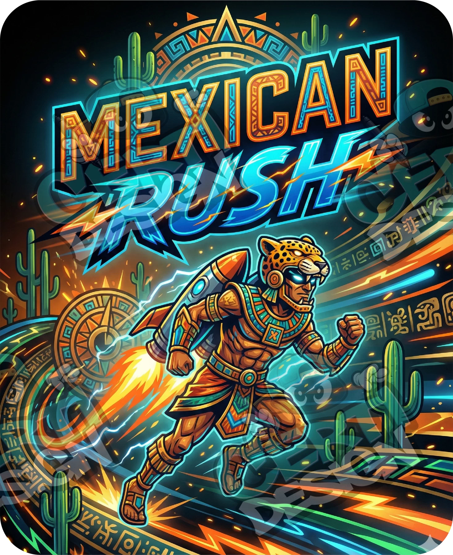 Mexican Rush Pre-Made 3.5g Mylar Bags